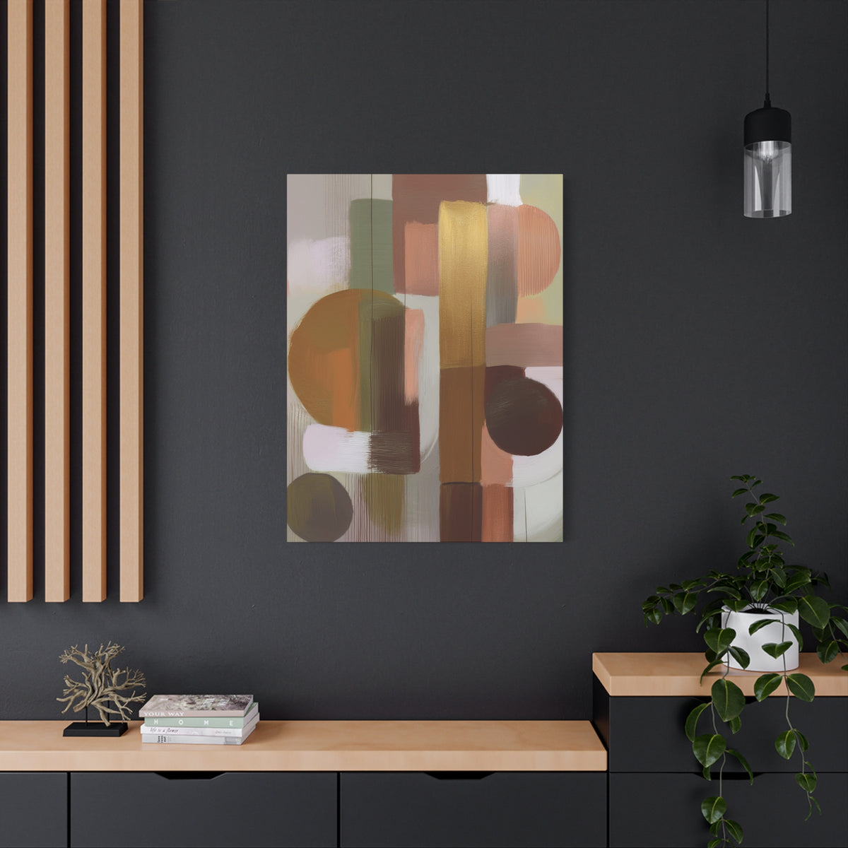 Abstract Geometric Painting Print Canvas 20x24,20x30,24x30 24x32,24x36,30x40 32x48,36x48,40x60 Pine-Wood Inner Frame ABS-52