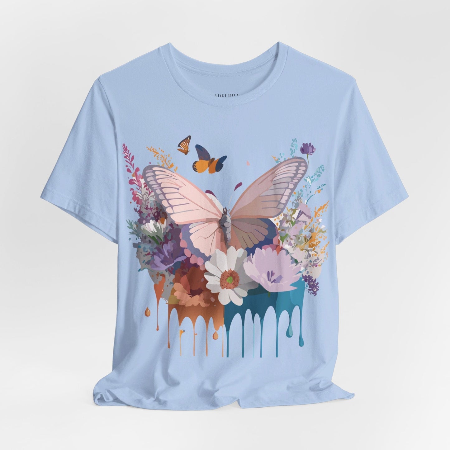Butterfly Graphic Tee Adelpha Art Design Unisex Short Sleeve Shirt