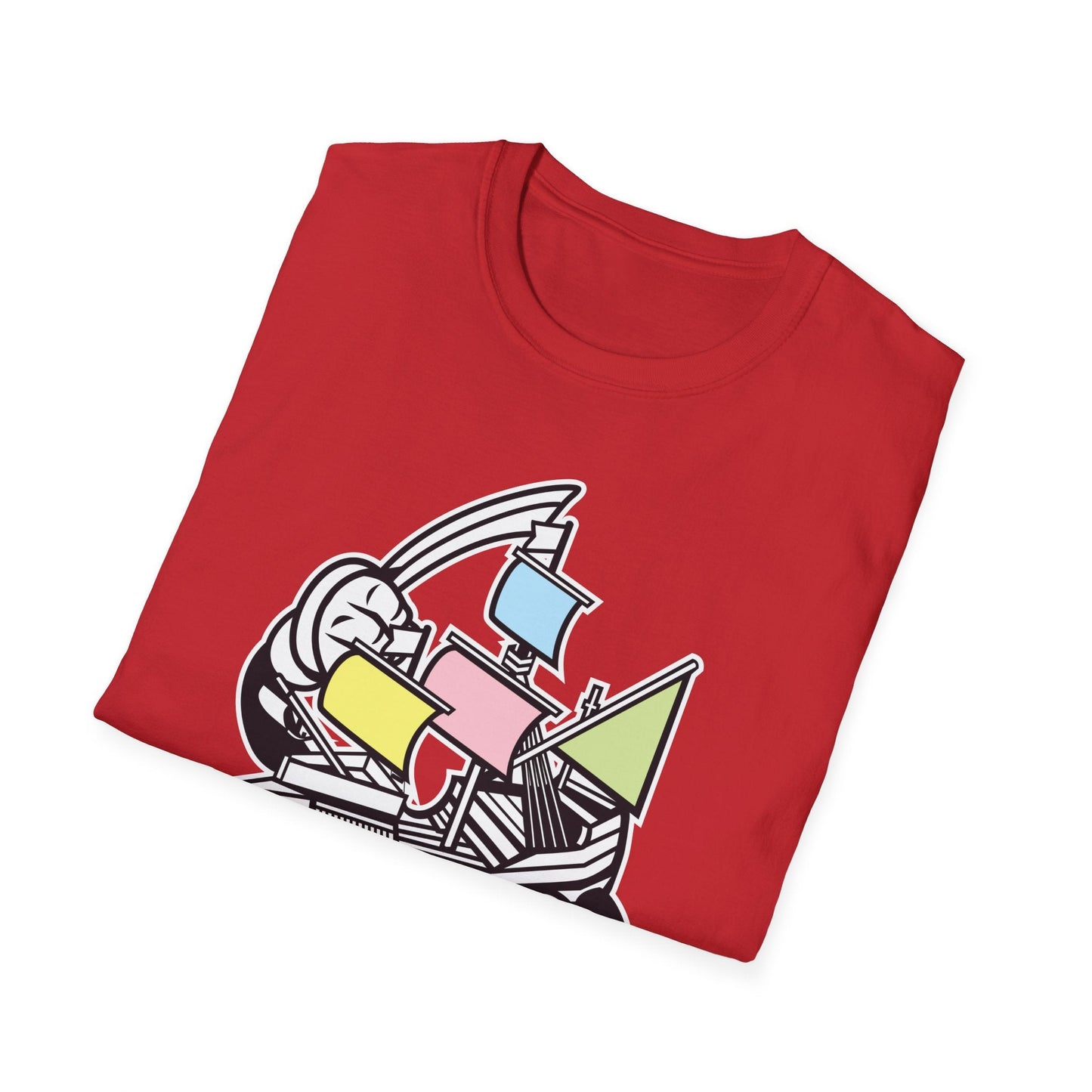 Cartoon T Shirt Animation Tee Funny Unisex Gildan Softstyle 64000 Short Sleeve Cotton