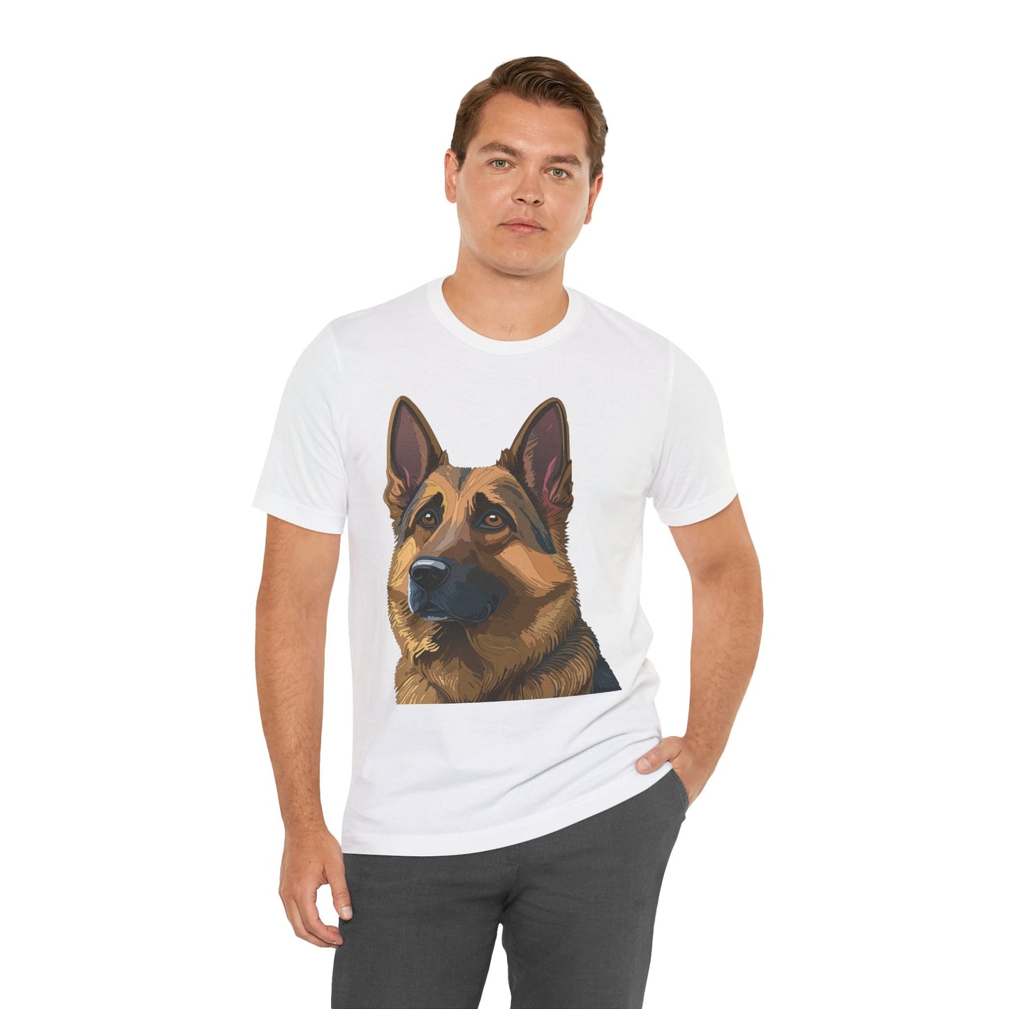 Unisex Animal Shirt With Art Design Tee Wild Animals Print Short Sleeve Comfort Tee