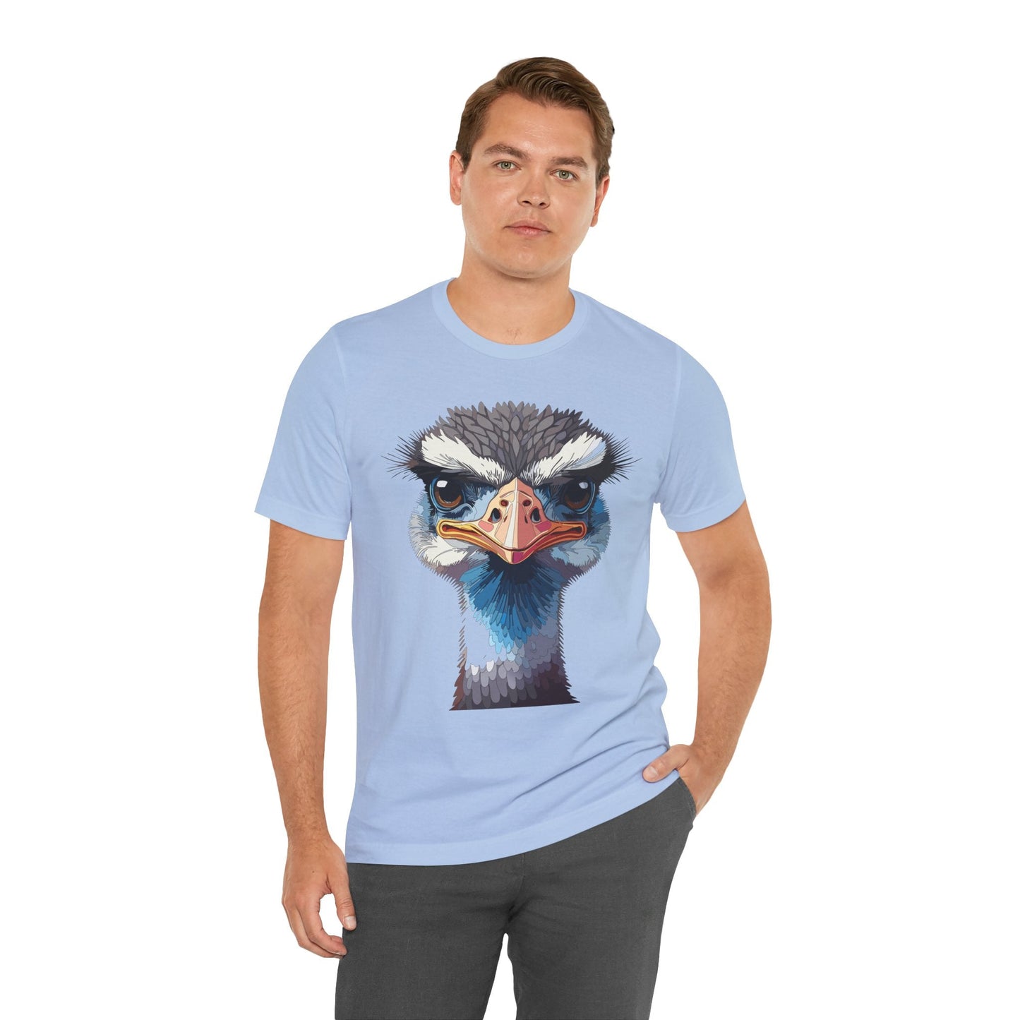 Unisex Animal Tee Shirt With Wildlife Art Design For Men And Women Gildan Softstyle 64000