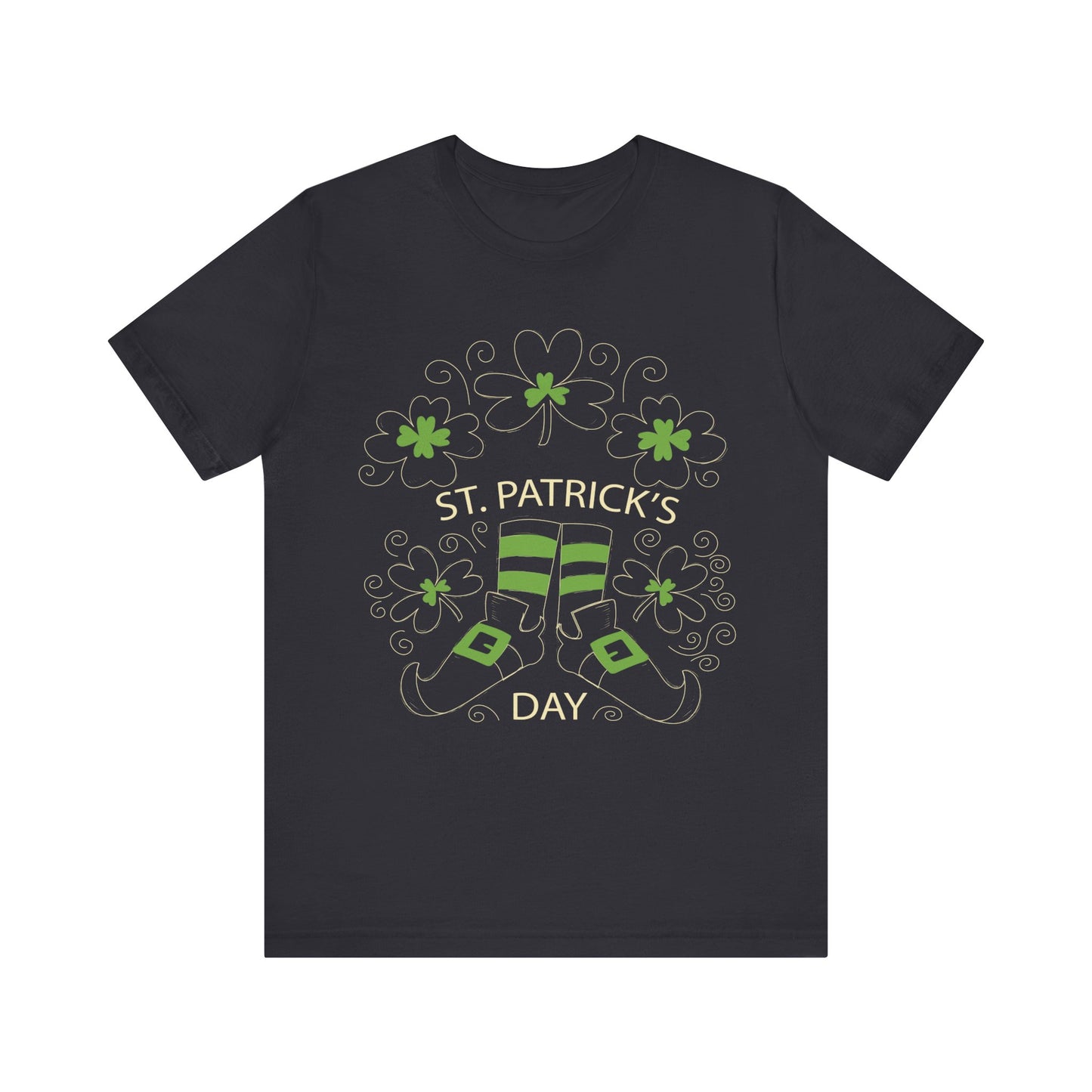 Unisex Cotton Tee Shirt with Lucky Prints