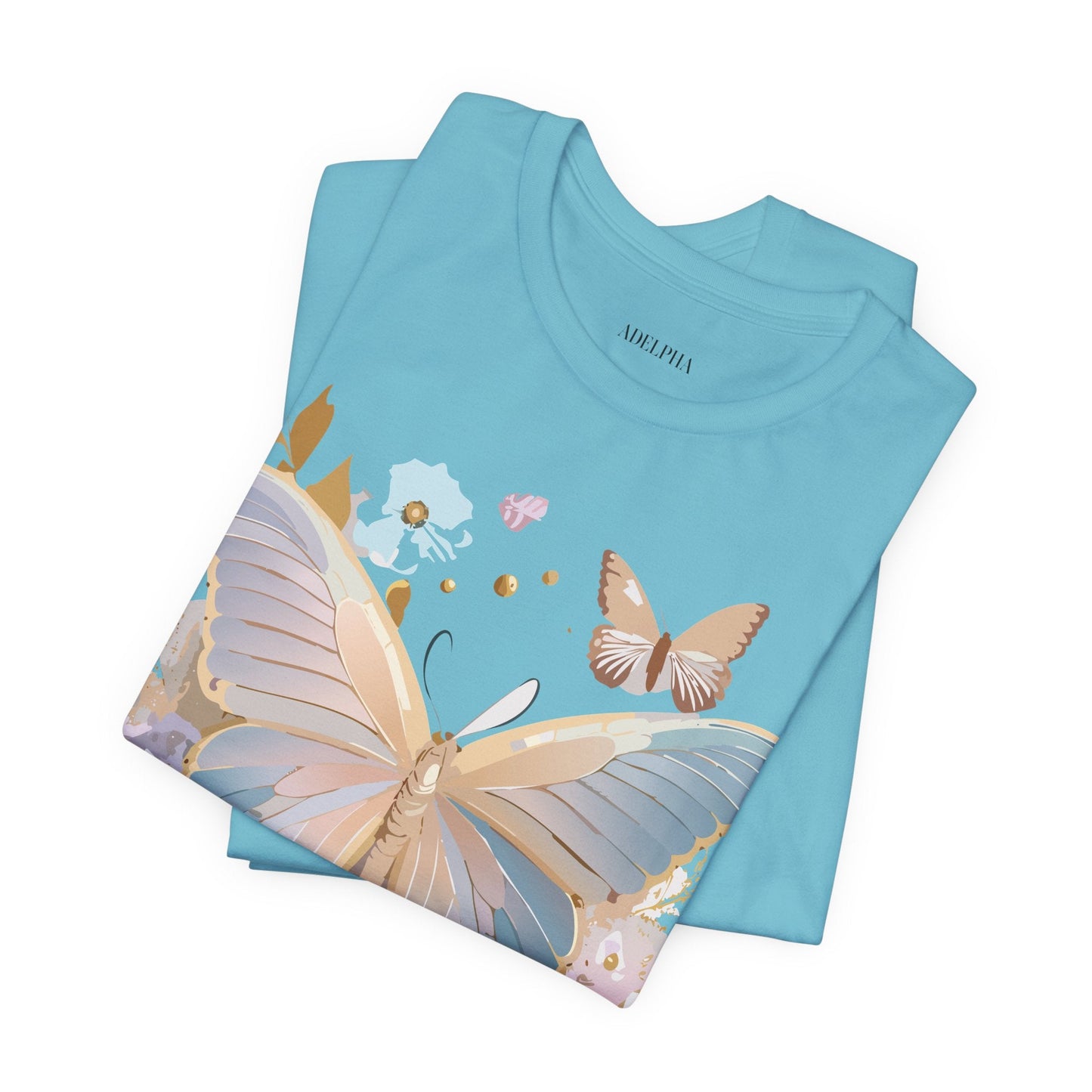 Adelpha Butterfly Graphic Tee Unisex Vintage Artwork Short Sleeve Shirt