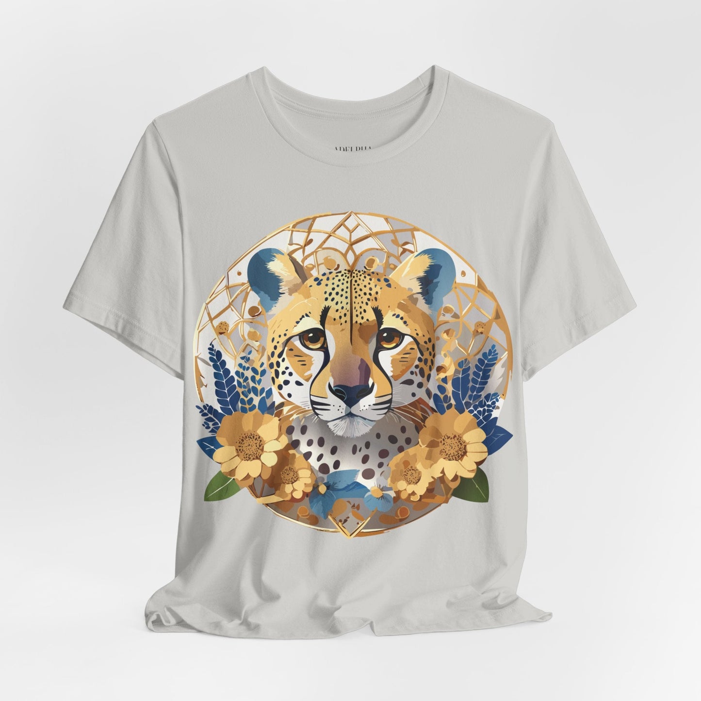 Medallion Graphic Unisex 100 Cotton Vintage Animal Medal Artwork Tee 53