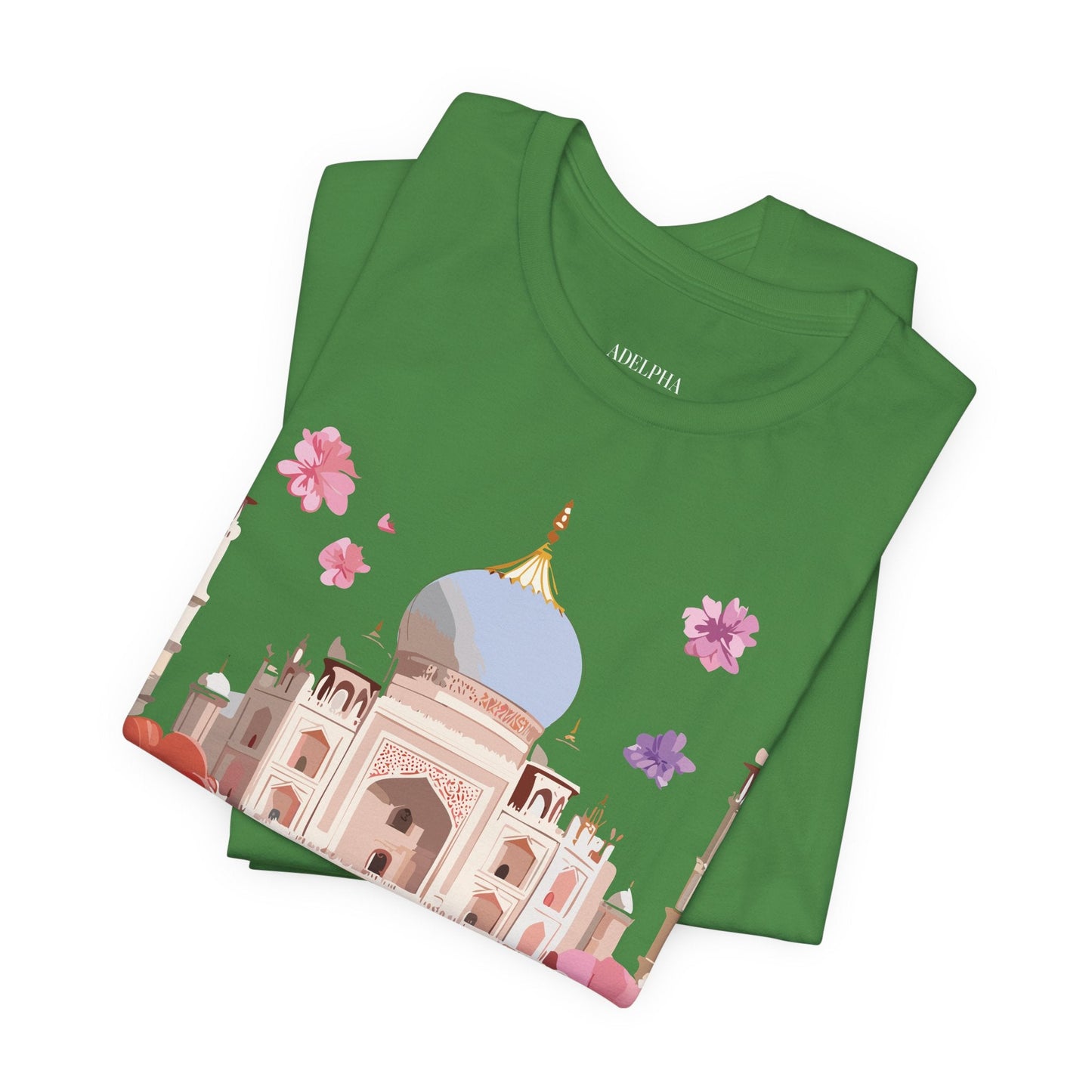 Taj Mahal Tourist Shirt Graphic Tee Unisex Vintage Inspired Adelpha Art Design Edition