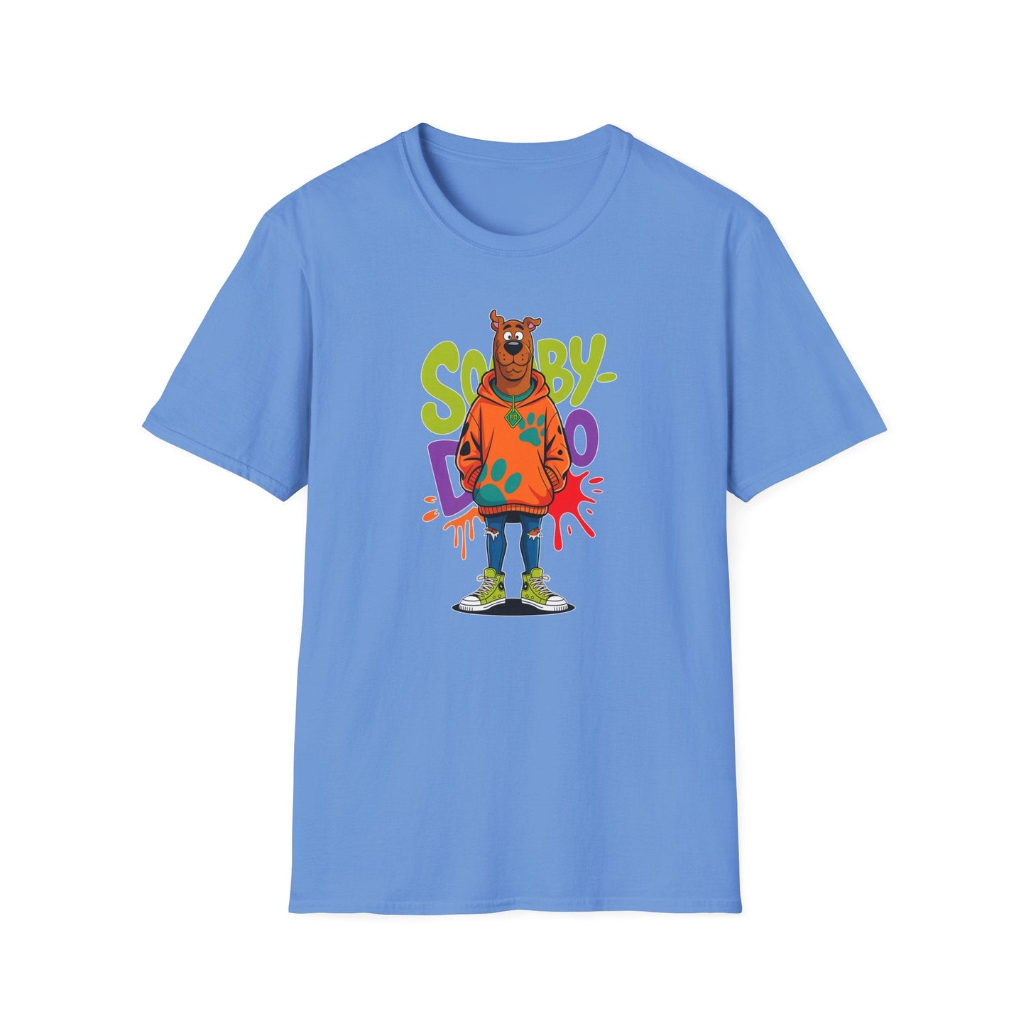 Unisex Cartoon T Shirt With Animation Funny Animals Tee Gildan Softstyle 64000 100 Percent Cotton
