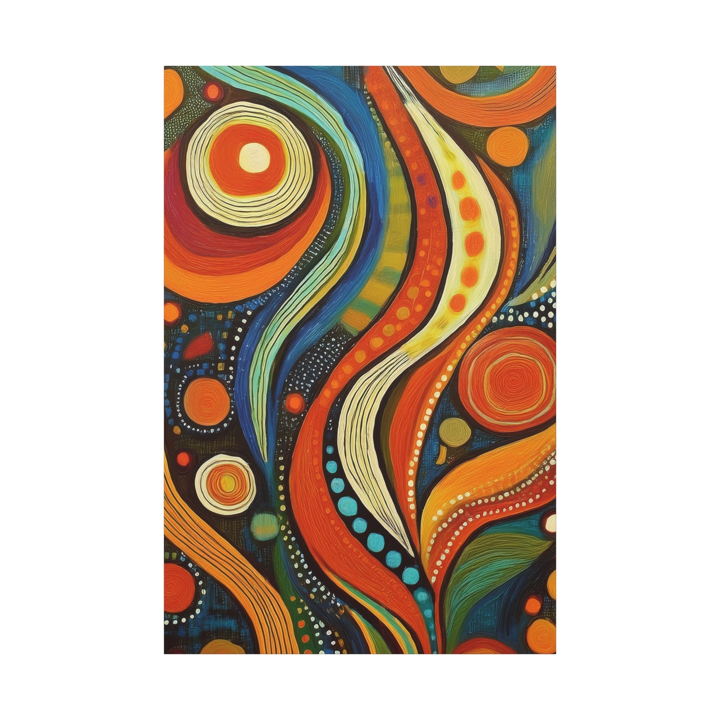 Abstract Oil Painting Print Canvas 20x24,20x30,24x30 24x32,24x36,30x40 32x48,36x48,40x60 Pine-Wood Inner Frame ABS-111