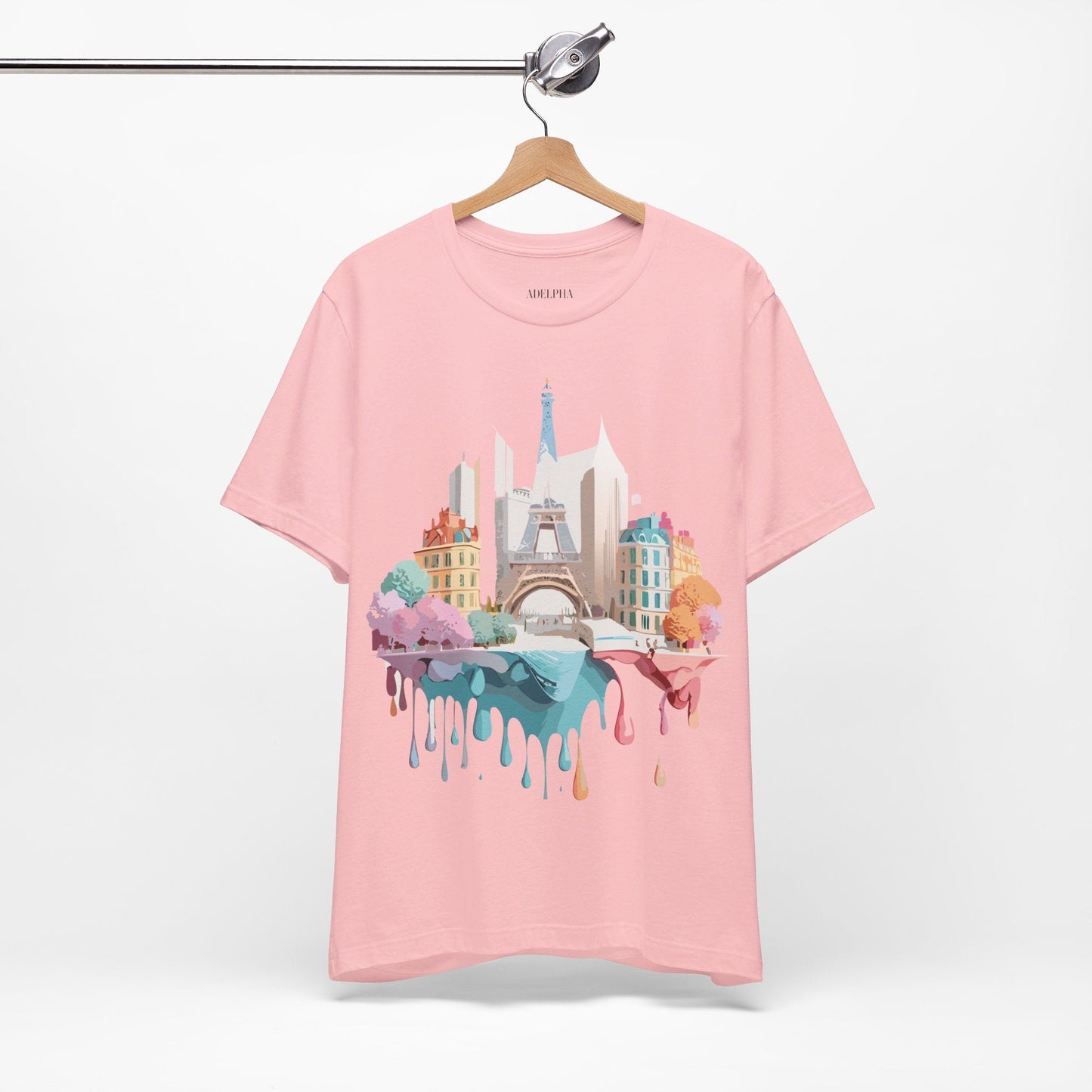 Adelpha Paris Graphic Tee Unisex Jersey Short Sleeve Vintage Inspired Artwork Collection