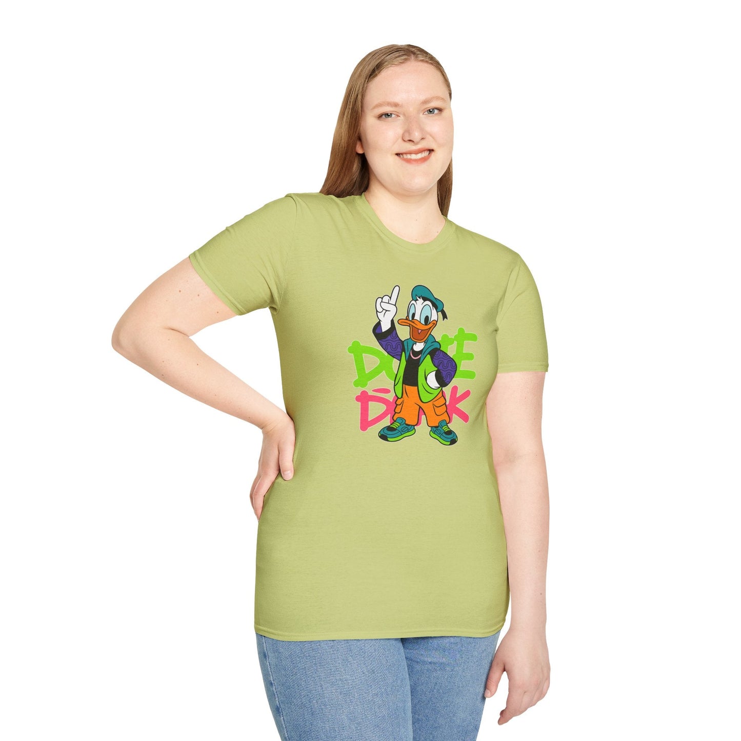 Unisex Cartoon T Shirt Animation Graphic Tee Funny Animals Softstyle 100 Percent Ring Spun Cotton