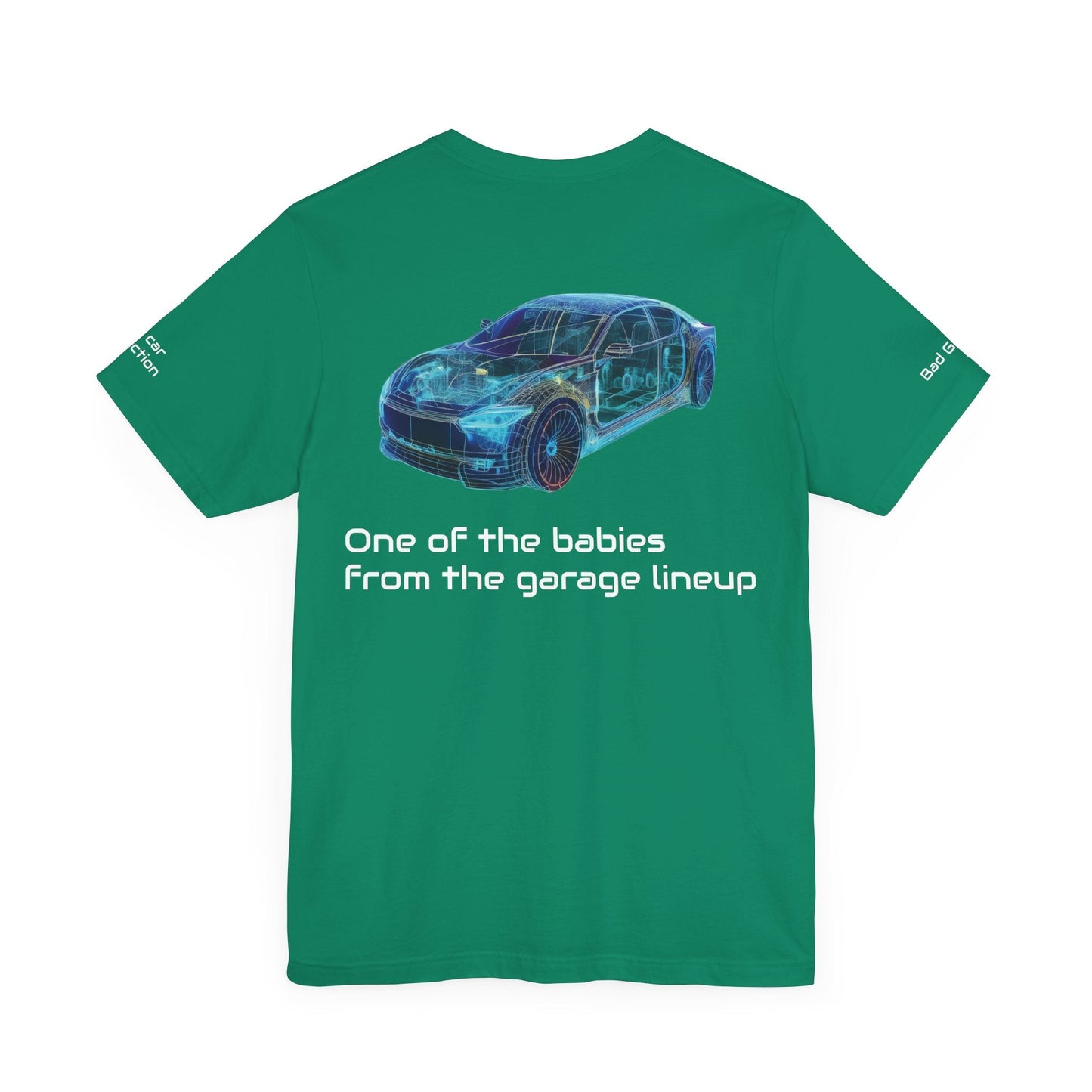 Car Graphic Tee Shirt For Auto Lovers 100 Percent Cotton Made In USA Eco Friendly Ink