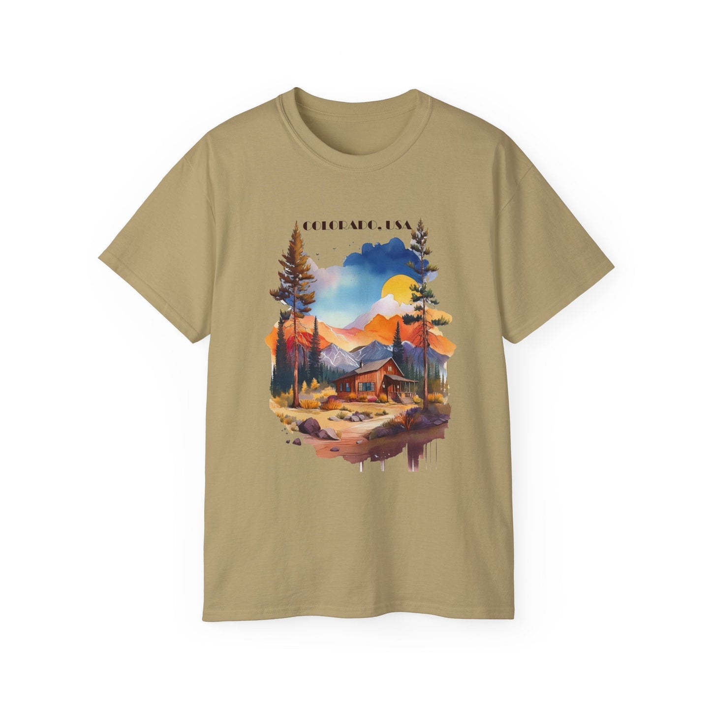 Colorado Graphic Unisex Cotton T‑Shirt 2