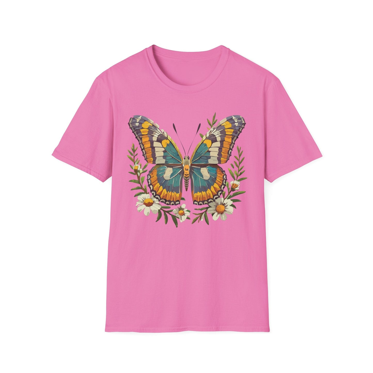 Monarch Butterfly Shirt Unisex T Shirt Softstyle 100 Percent Ring Spun Cotton Comfort