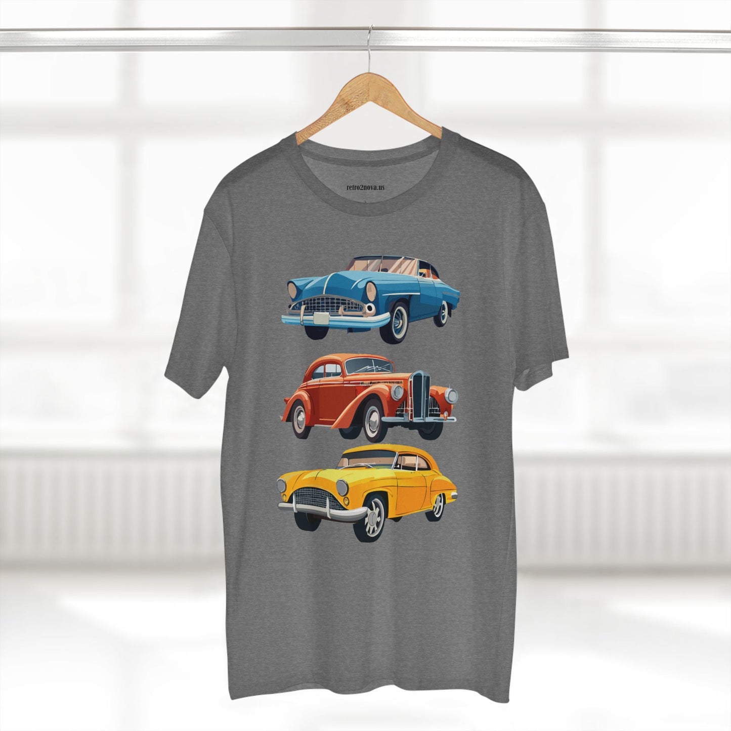 Retro Car Shirts Vintage Car Shirts RC4 Unisex Premium Cotton Tee With Original Art By Retro2Nova