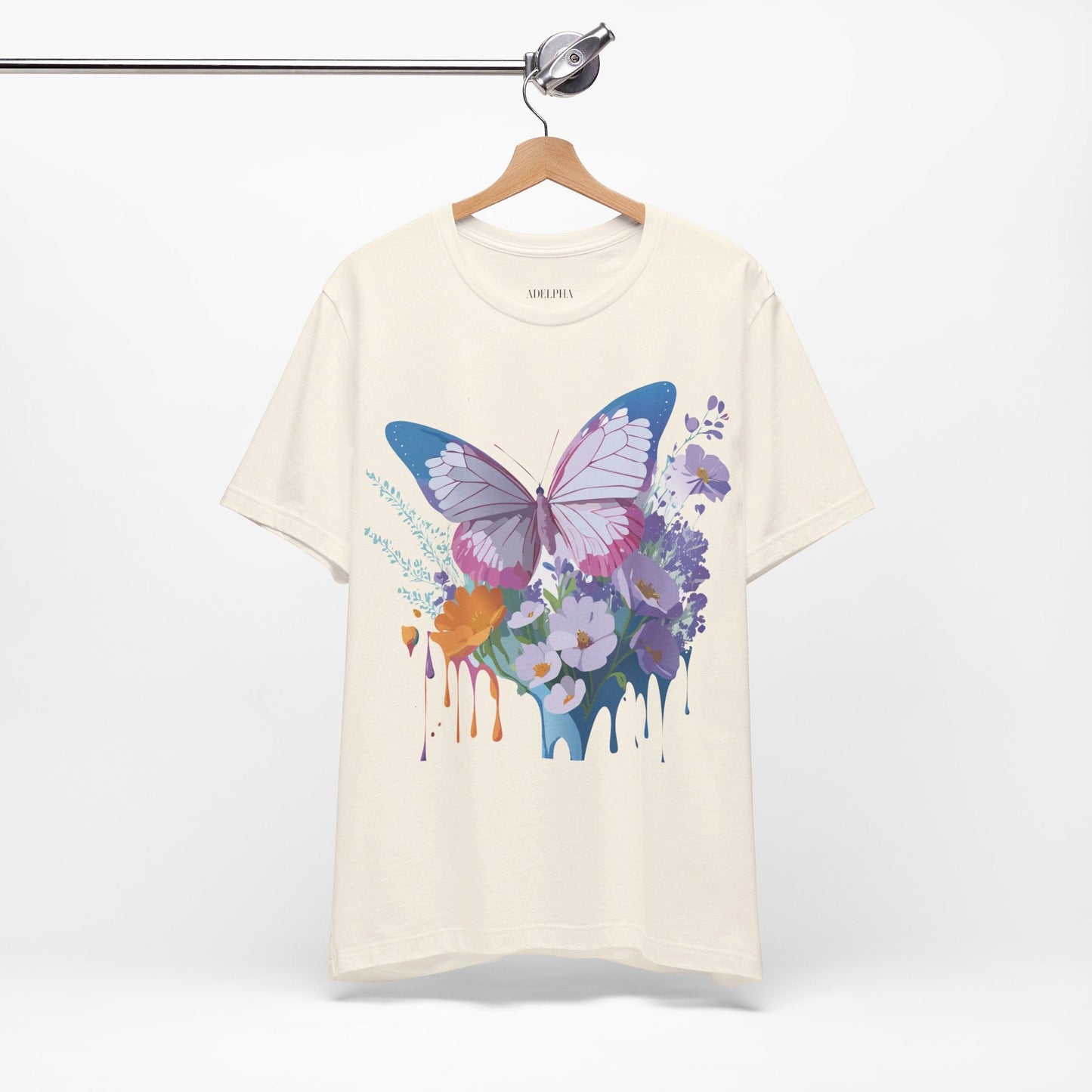 Unisex Butterfly Graphic Tee Adelpha Art Design Vintage Inspired Jersey Tee