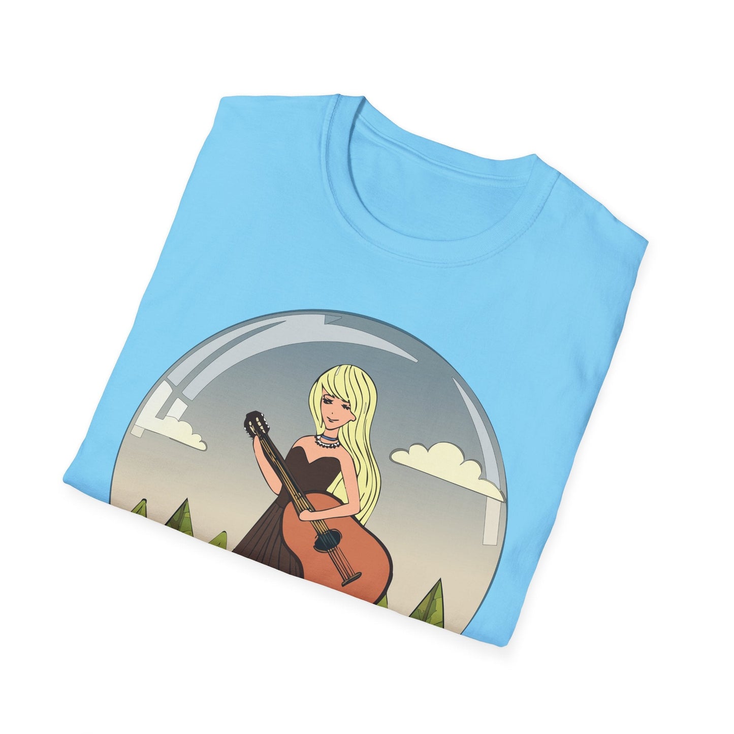 Womens Graphic T Shirt Art Design Tee Softstyle 100 Percent Ring Spun Cotton Short Sleeve
