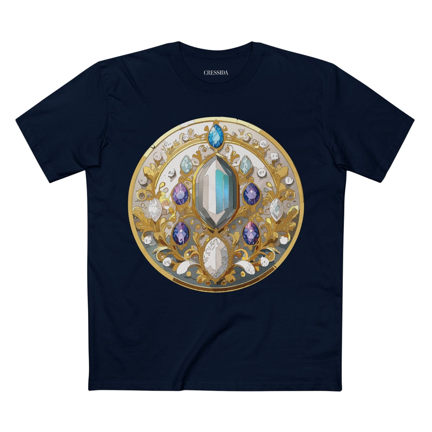 Medallion Graphic T-Shirt Unisex 100 Cotton With Gold Art Design Medal Tee 15