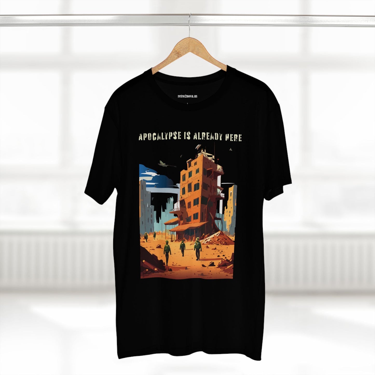 Cataclysm Doomsday Shirt Unisex Premium Cotton Tee With Original Art By Retro2Nova