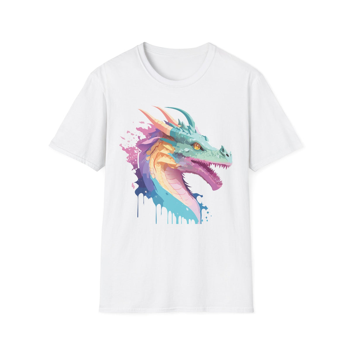 Dragon Graphic Tee Gildan Unisex 100 Cotton Tee Shirt with Animals m10