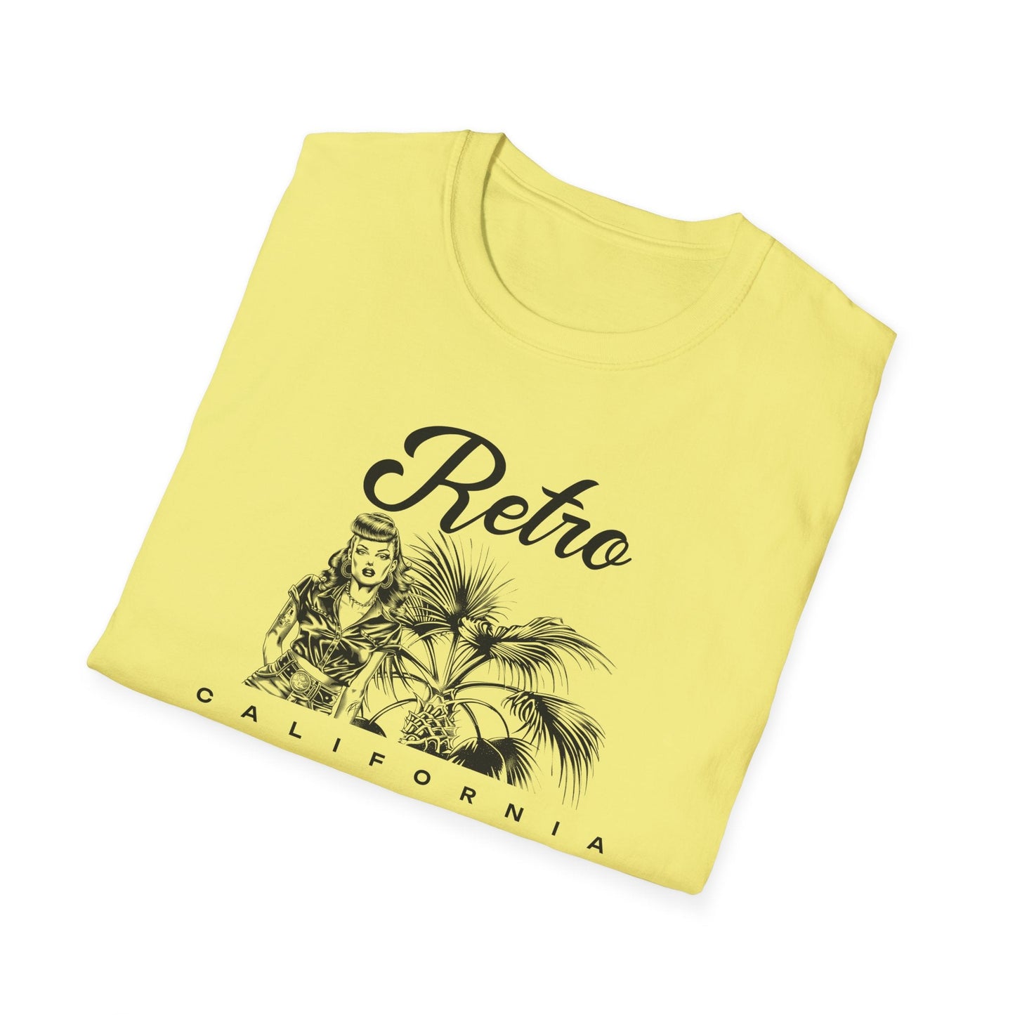 Retro California T-Shirt Unisex Cotton Vintage Palm Beach Graphic Tee