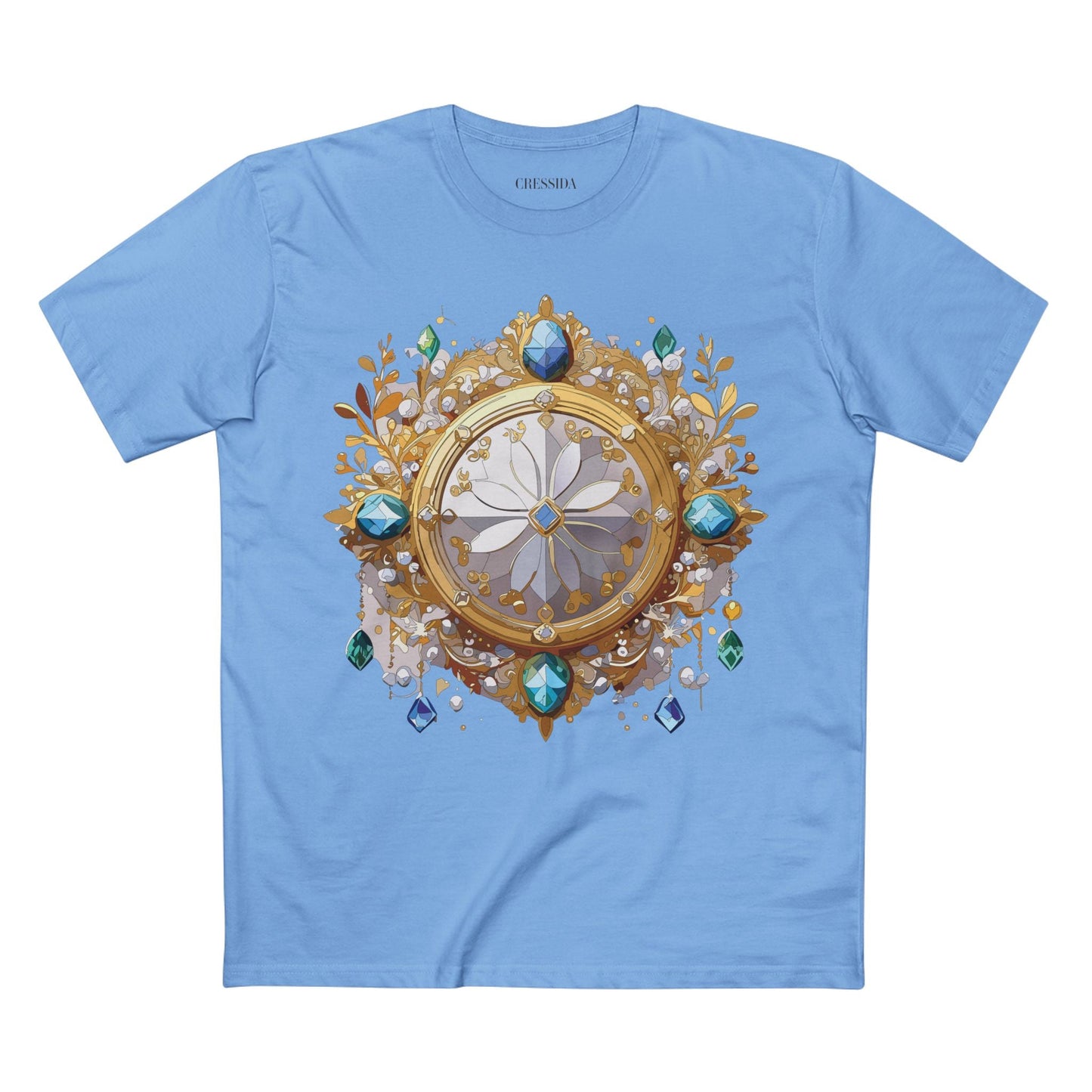 Medallion Graphic T-Shirt Unisex 100 Cotton With Gold Art Design Medal Tee 13