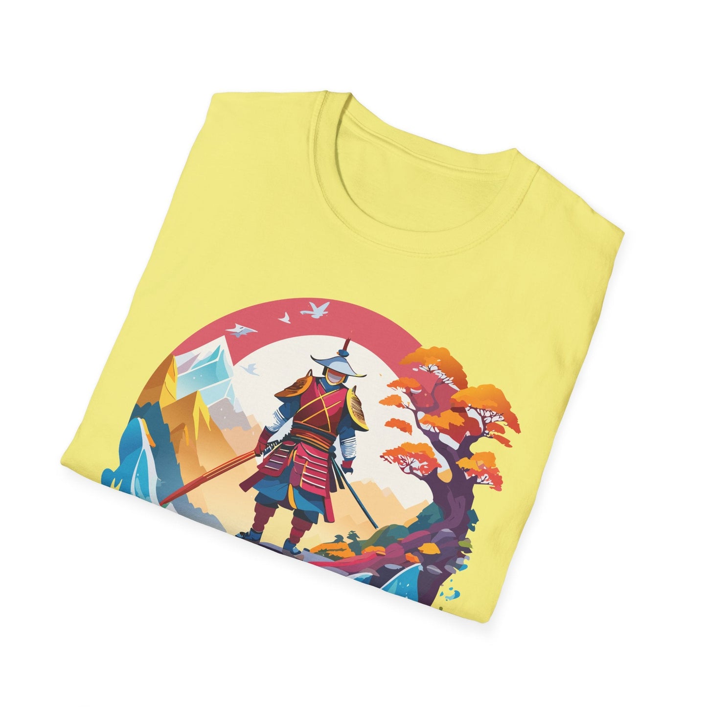 Samurai Shirt Gildan Softstyle 64000 Ring Spun Cotton Unisex Tee For Everyday Comfort