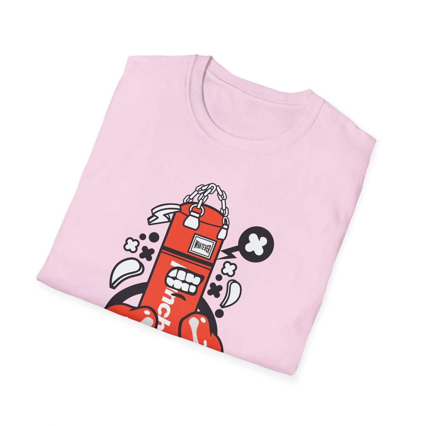 Cartoon Tee Shirt Unisex Animation Graphic Tee Funny Tee Cotton Softstyle 64000 Gildan