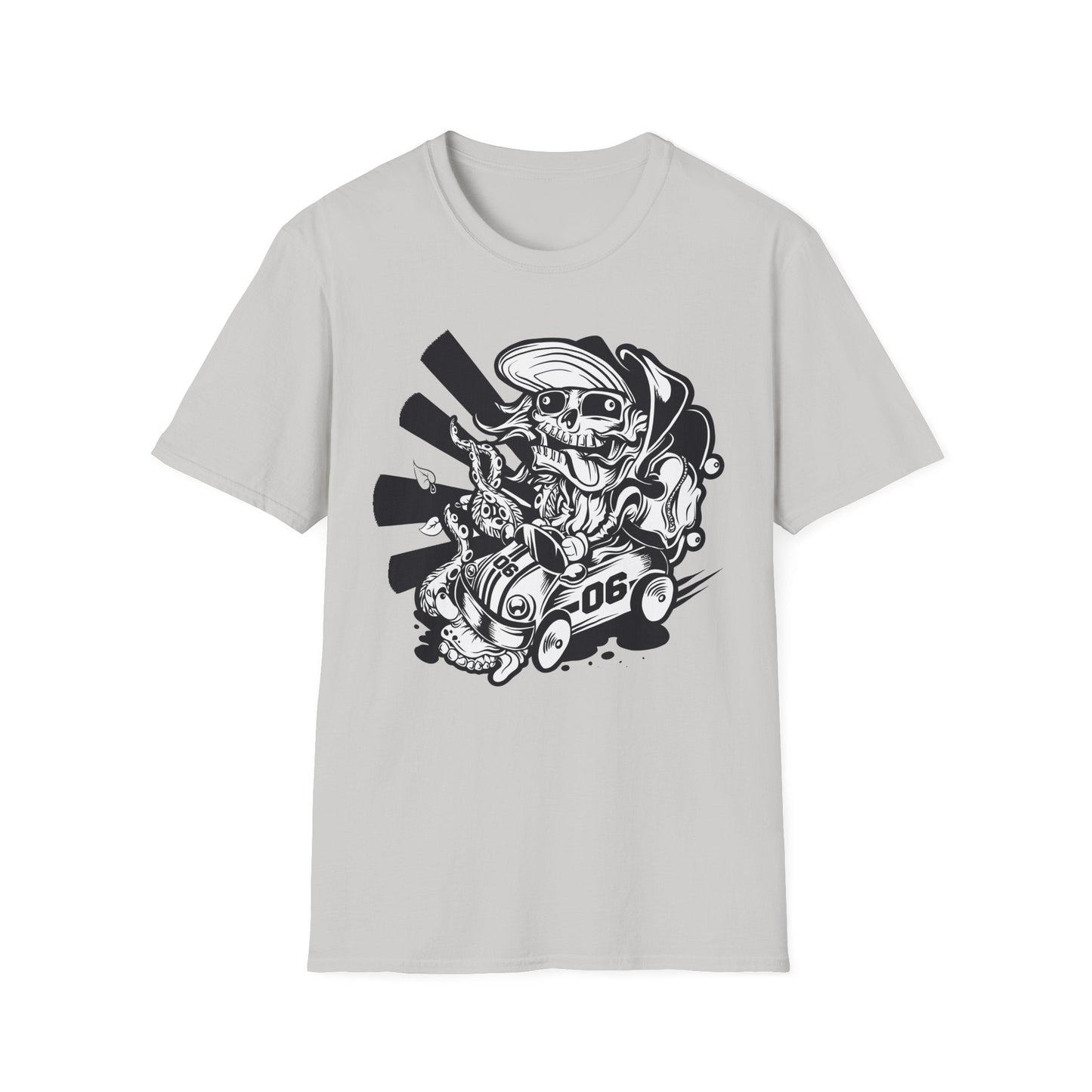 Cartoon Animation T Shirt Unisex Softstyle 64000 Cotton Tee With Fun Art Design Graphics
