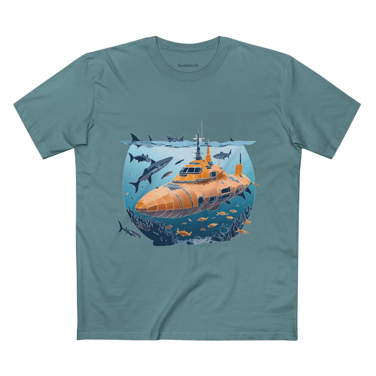 Ocean Coast Graphic Unisex 100 Cotton Staple Tee 21