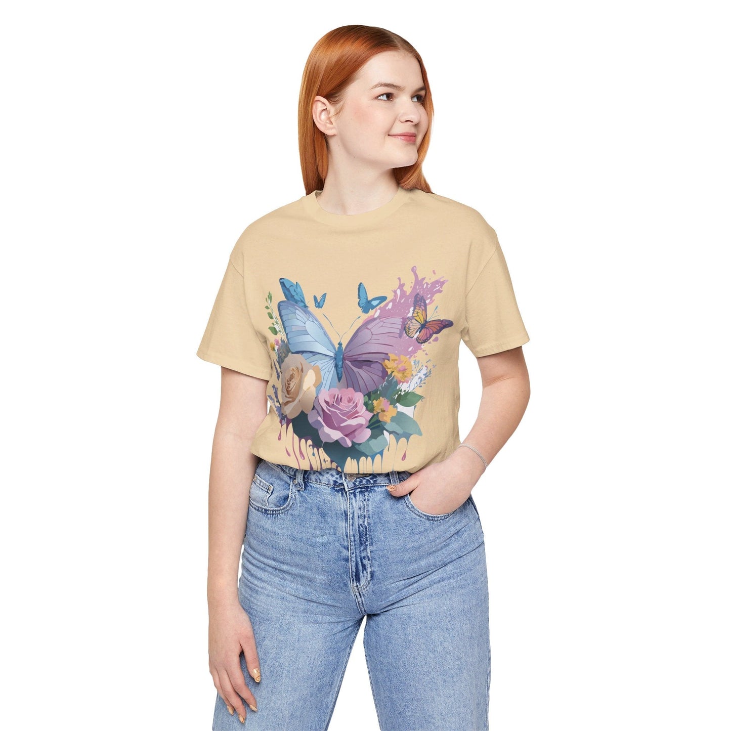 Butterfly Graphic Tee Unisex Jersey Short Sleeve Shirt Adelpha Art Design