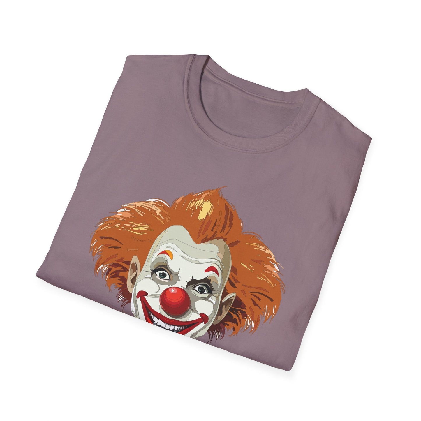 Clown Shirt Unisex Funny Man Circus Tee Softstyle Gildan 64000 Short Sleeve Shirt Premium