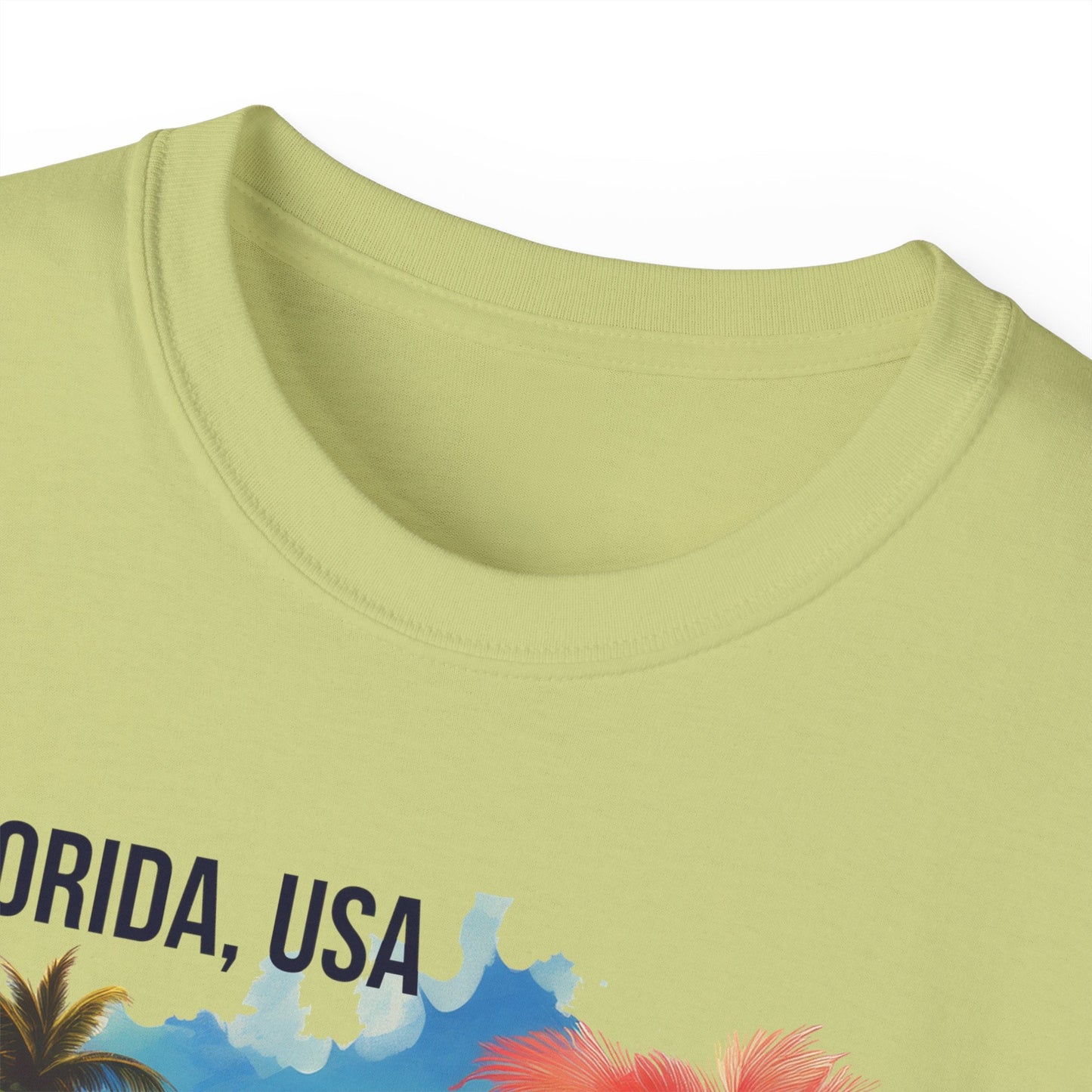 Florida Graphic Unisex Cotton T‑Shirt 1