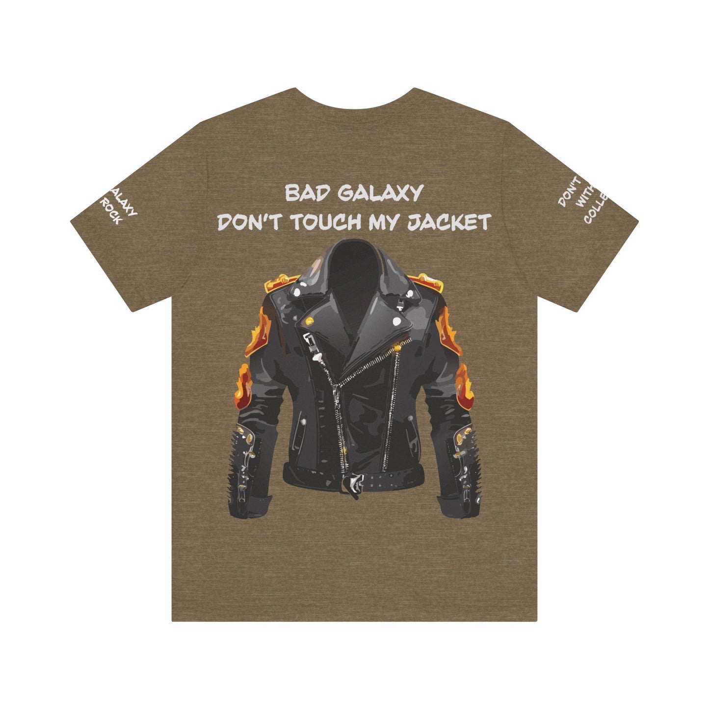 Punk Rock Tee Shirt From Bad Galaxy Made To Order 100 Percent Cotton Eco Friendly Inks