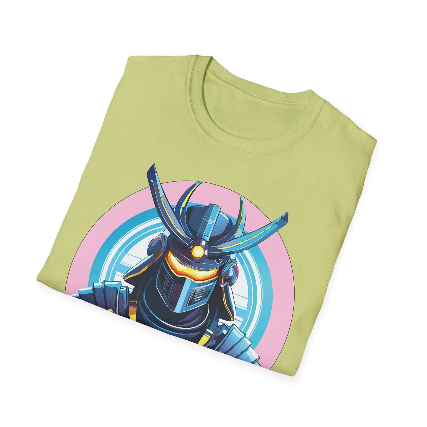 Samurai Shirt Unisex Gildan Softstyle 64000 Tee 100 Percent Ring Spun Cotton Breathable Lightweight