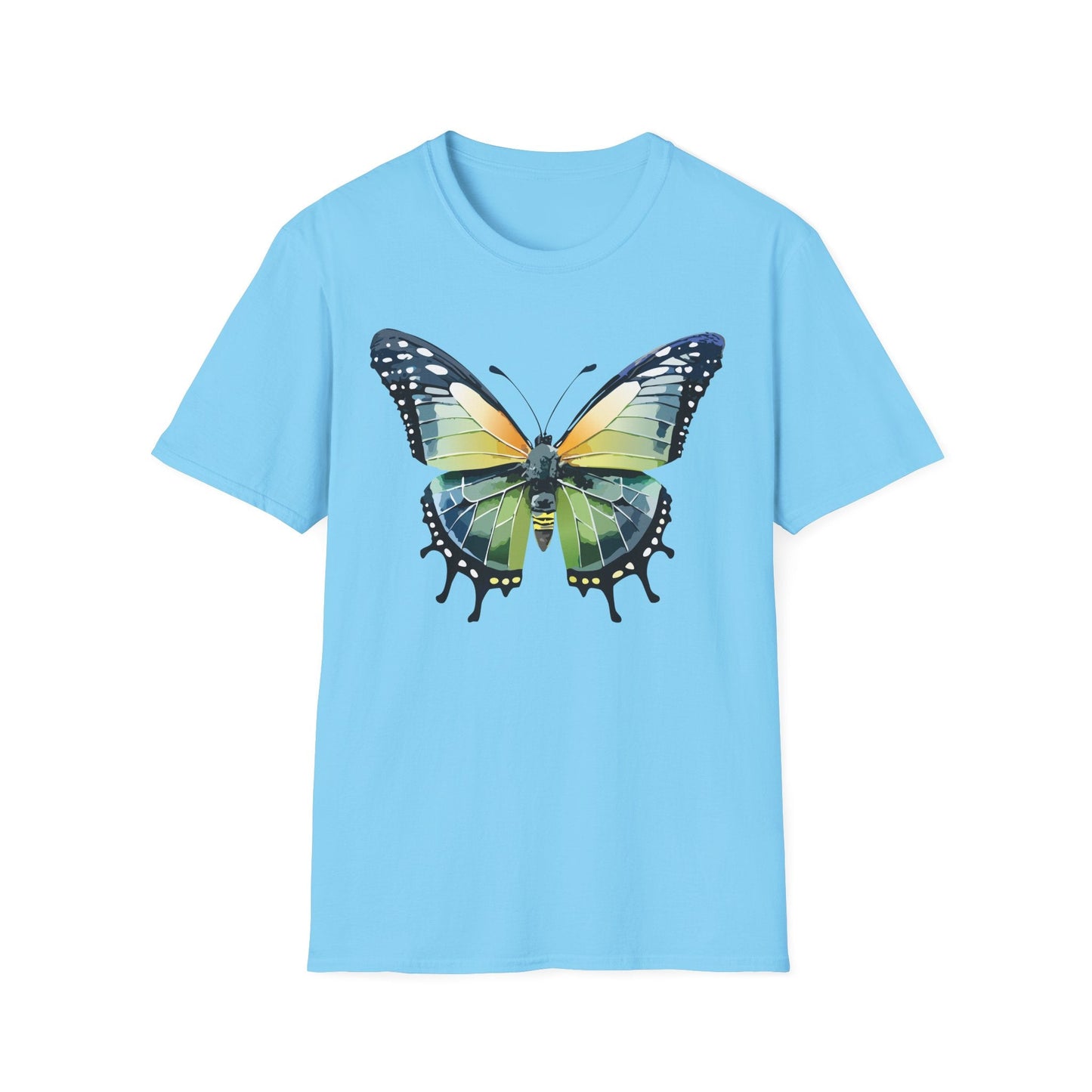 Butterfly Shirt Unisex Softstyle Gildan 64000 Monarch Butterfly Graphic Tee For Men And Women