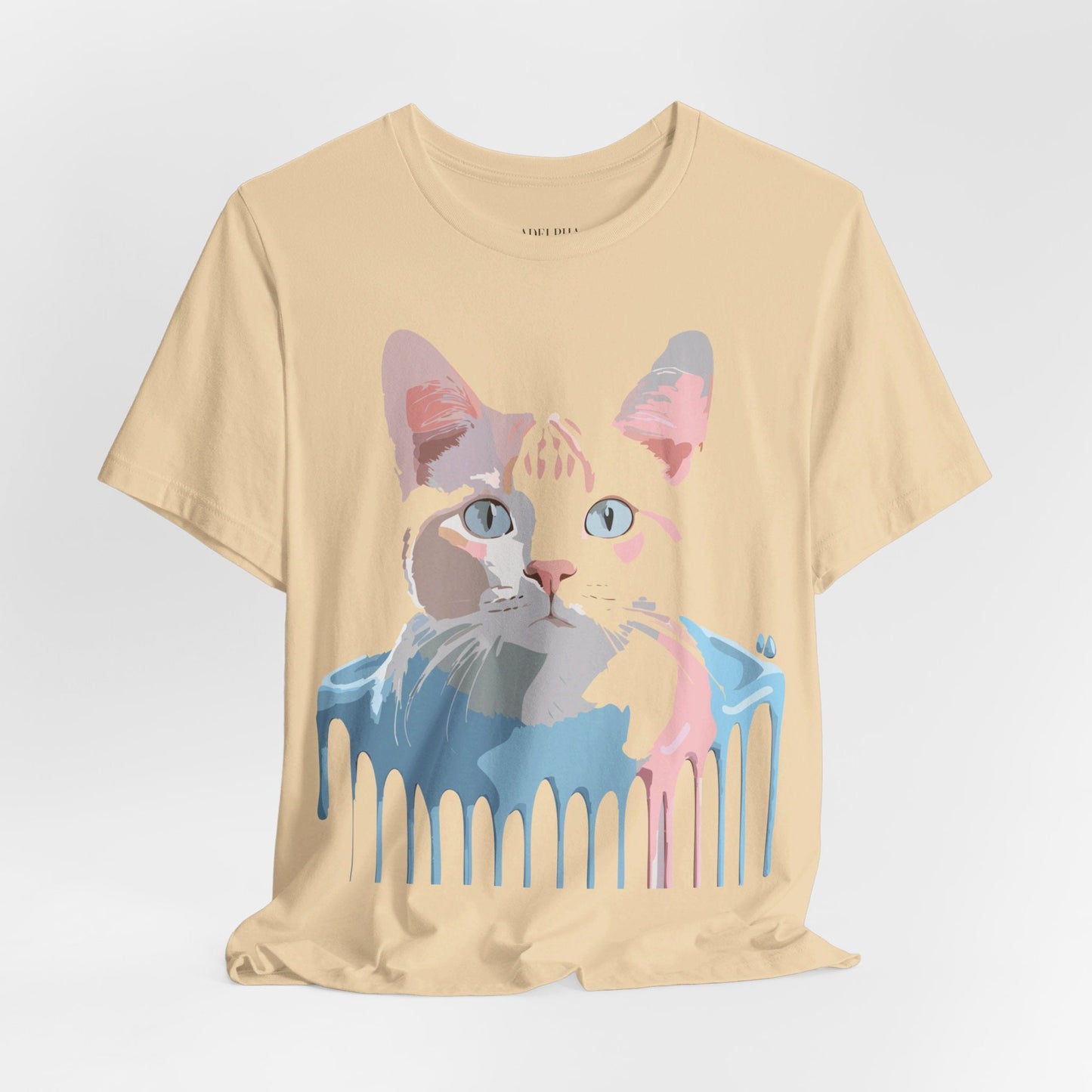 Adelpha Cat Graphic T Shirt Unisex Short Sleeve Vintage Artwork Tee