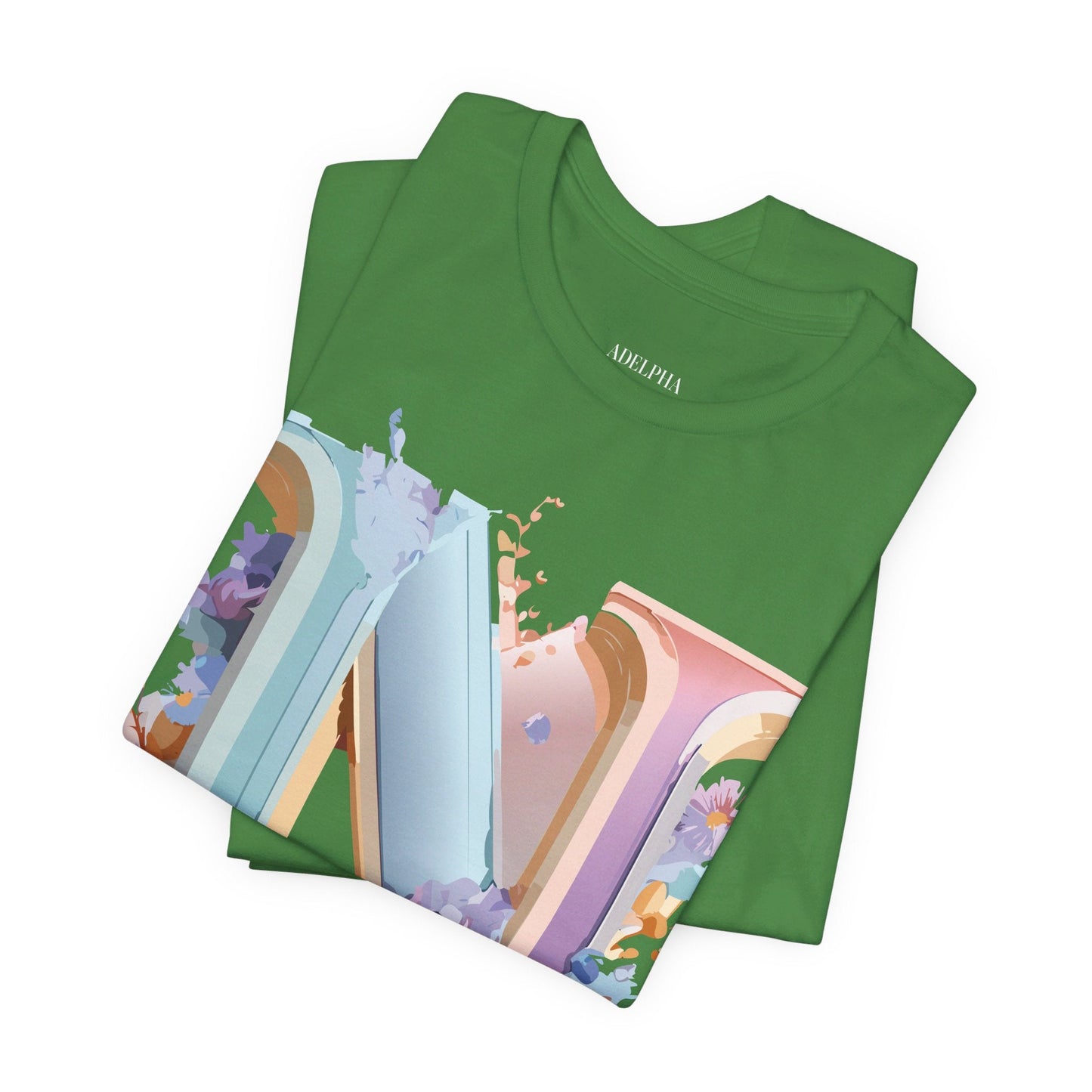 Letter N Shirt Graphic Tee Unisex Vintage Inspired Art Adelpha Design Short Sleeve