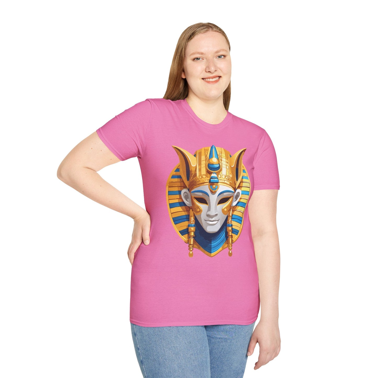 Mask Graphic Unisex Cotton Masquerade Design Artwork Tee 20