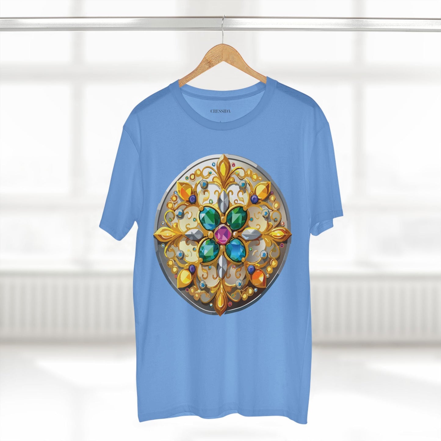 Medallion Graphic T-Shirt Unisex 100 Cotton With Gold Art Design Medal Tee 7
