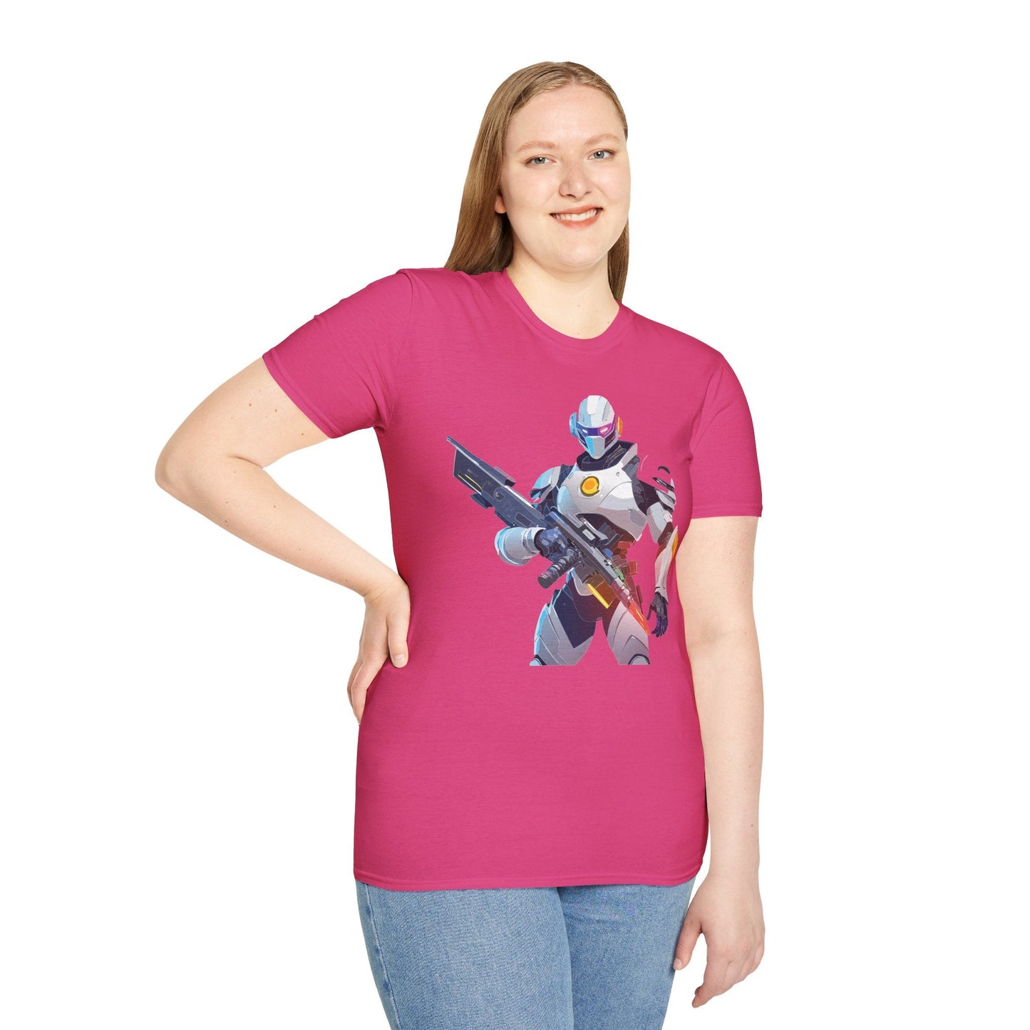 Robocop Graphic Unisex Cotton With Cyber Man Artwork Tee 5