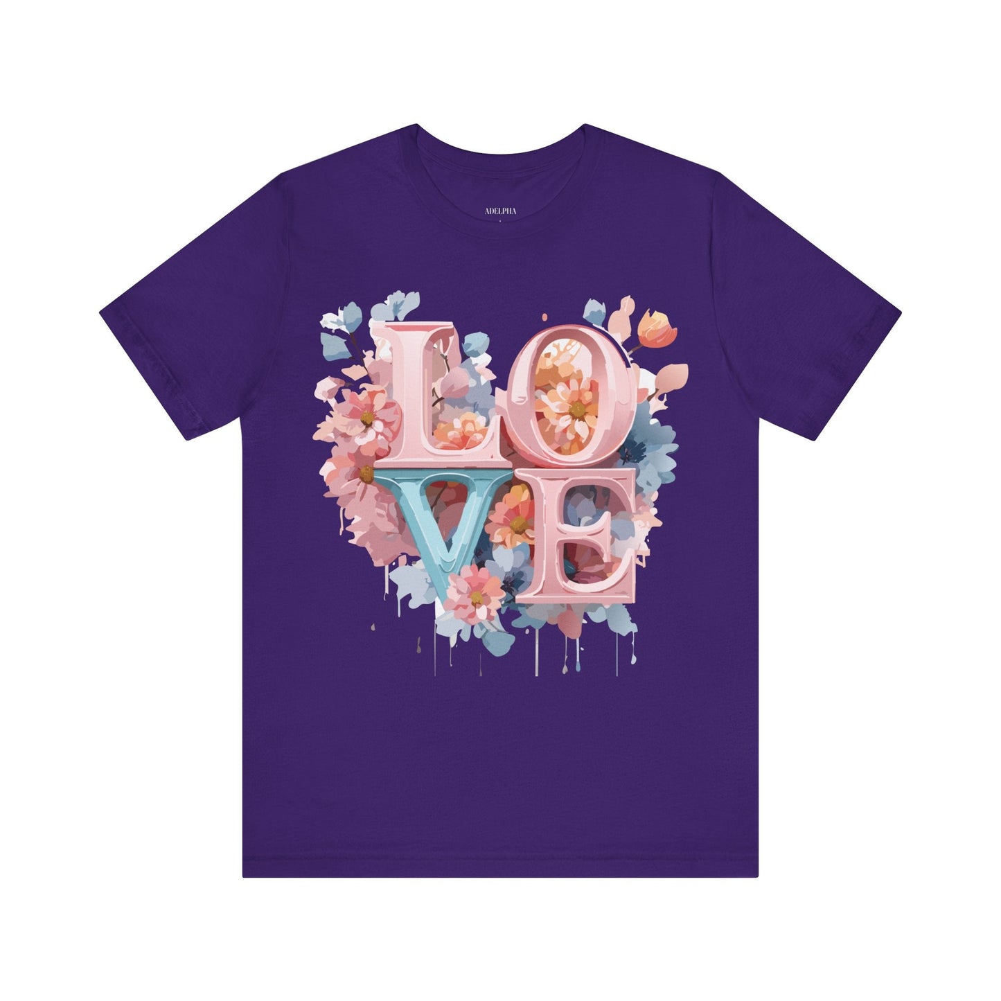 Valentine Graphic Tee Unisex Vintage Inspired Art Design Shirt Adelpha Premium Jersey Short Sleeve