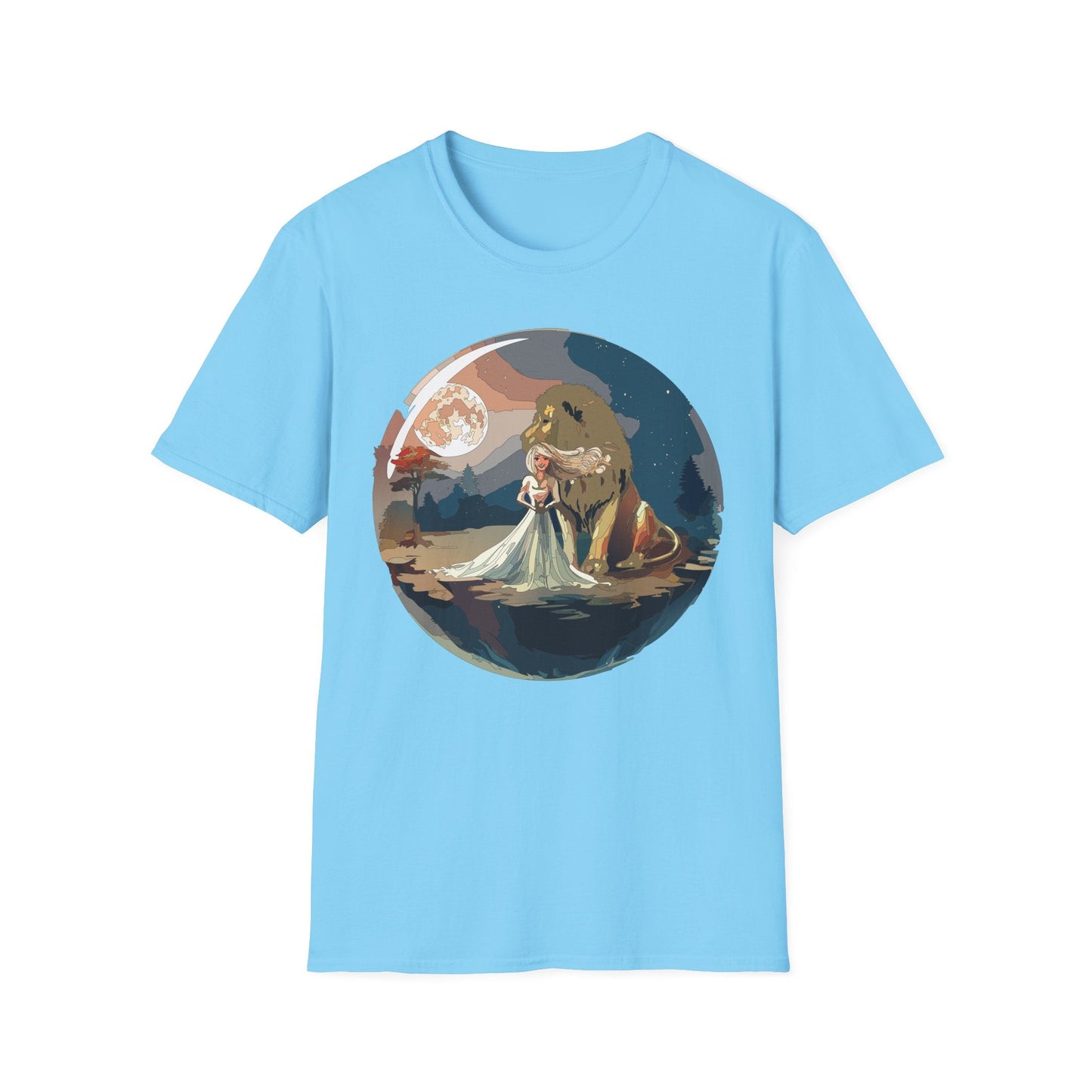 Womens Graphic T Shirt Art Design Unisex Softstyle 64000 Gildan Short Sleeve Tee