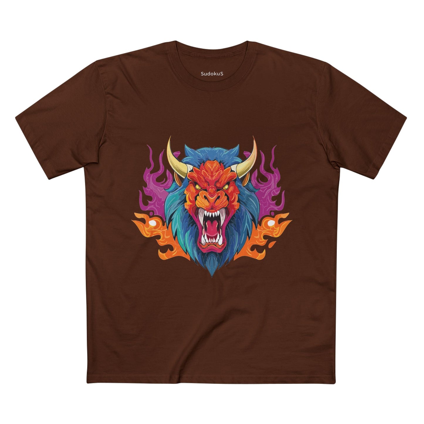 Cartoon Monsters Graphic Unisex 100 Cotton Staple Tee 23