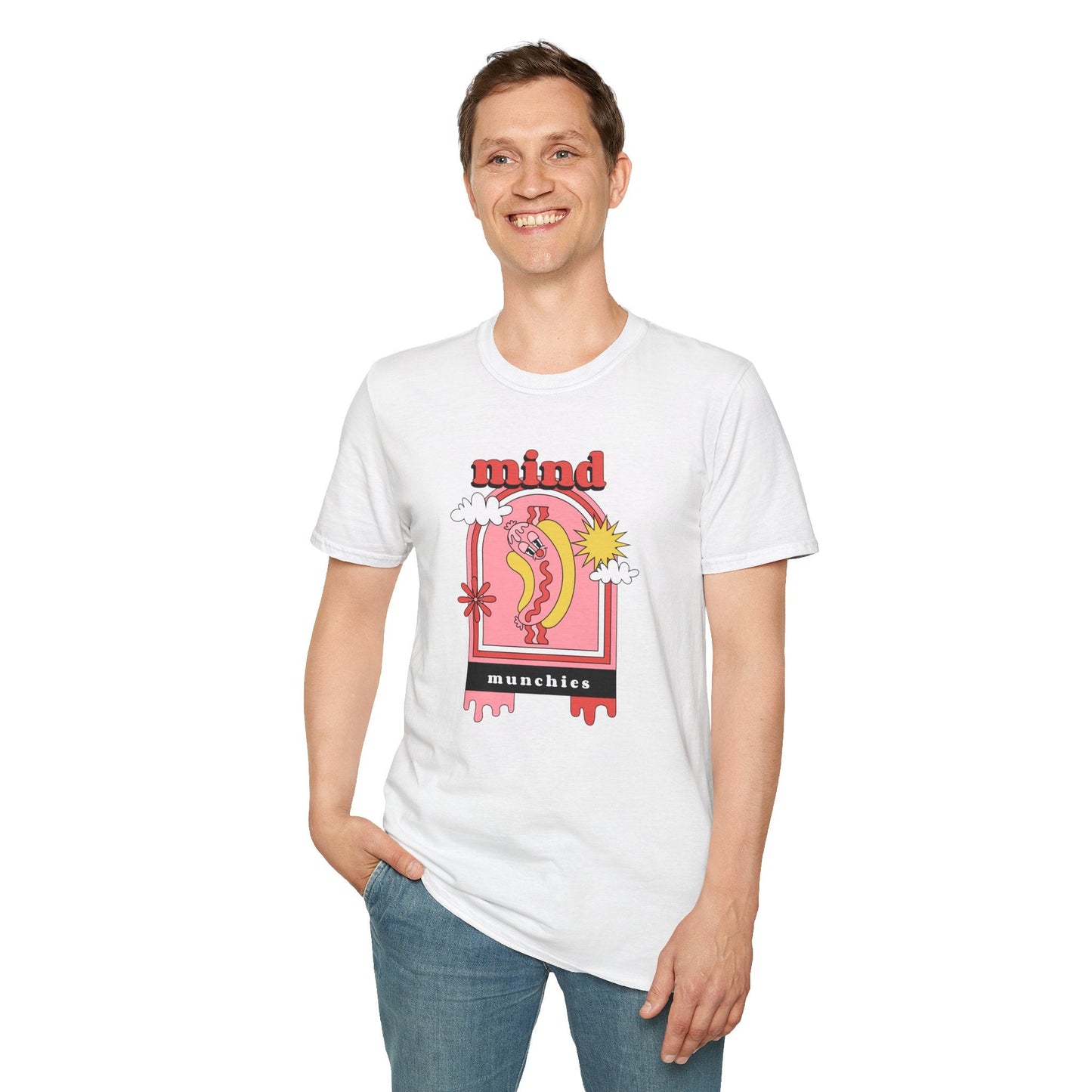 Funny Food T Shirt Unisex Softstyle Gildan 64000 100 Percent Ring Spun Cotton Lightweight Comfort