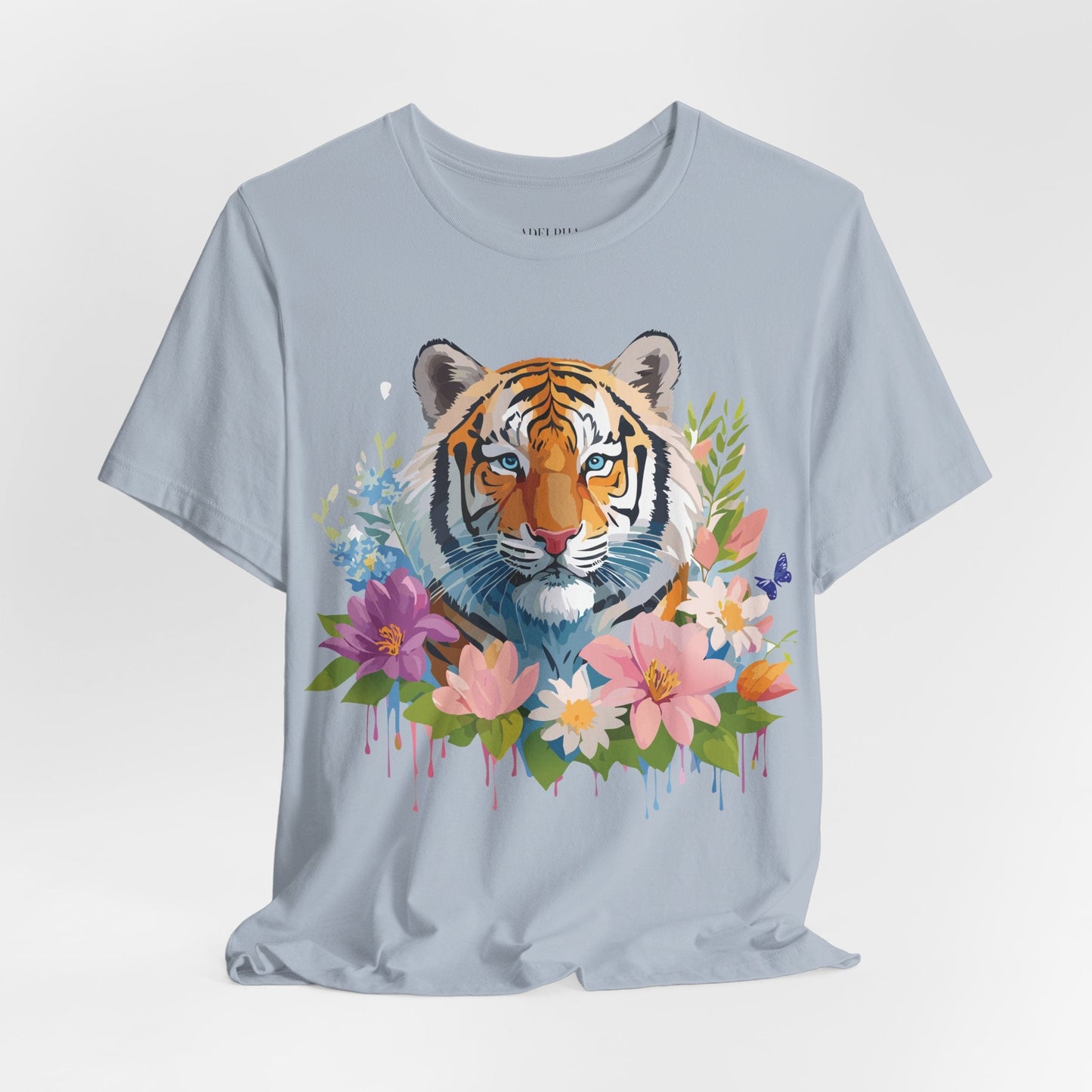 Tiger Graphic Tee Unisex Vintage Inspired Shirt By Adelpha Premium Short Sleeve Edition