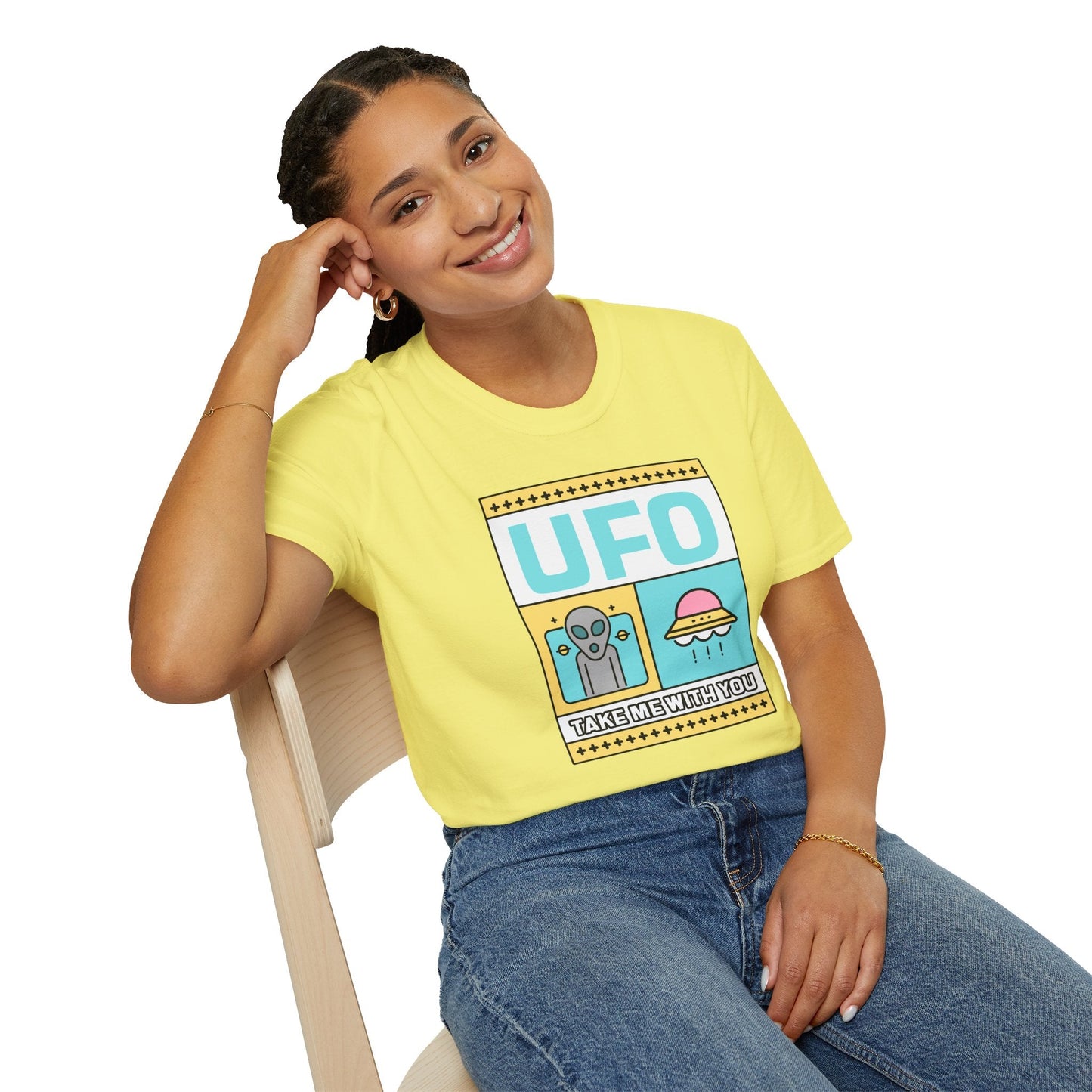 UFO Take Me With You Graphic TShirt