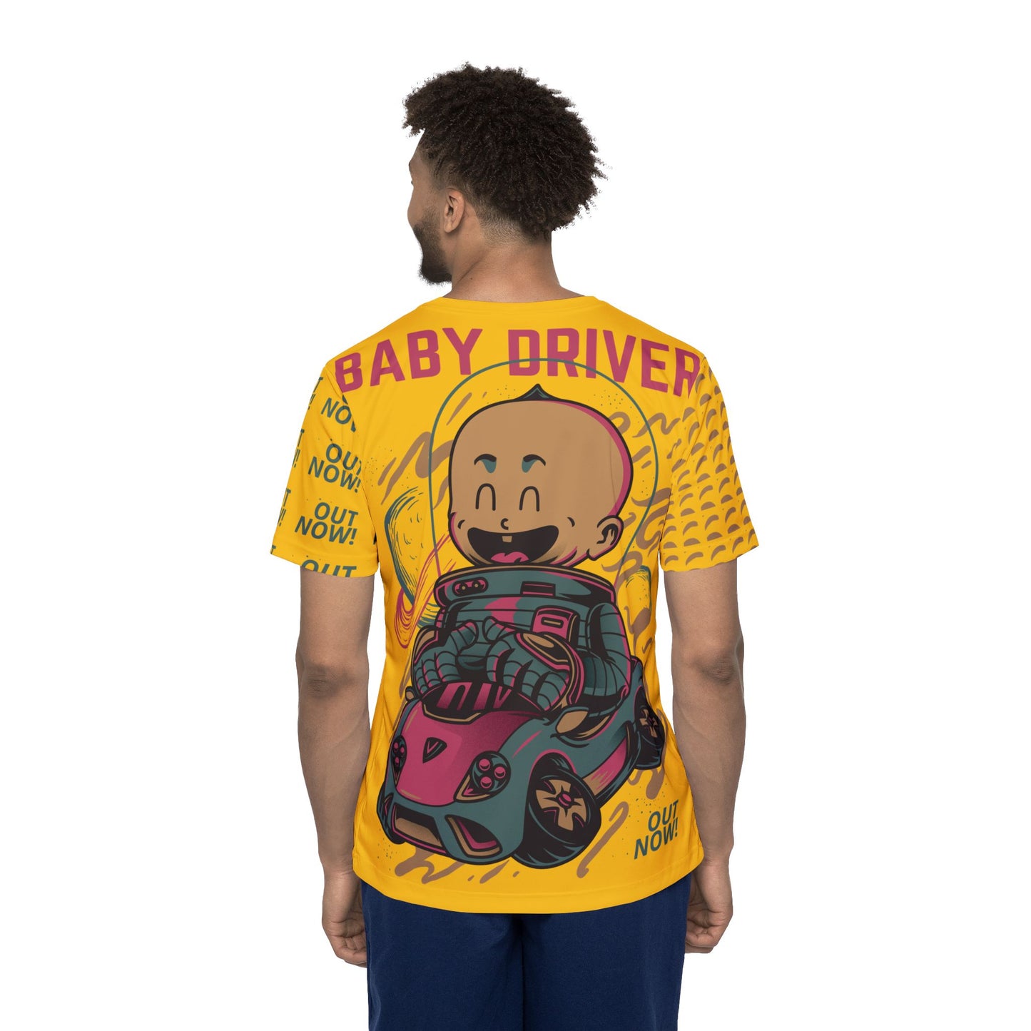 55-Be Fun Graphic T-Shirt, Art Design Poly Shirt, All Over Print Graphic Tee, Monsters T-Shirt, Cartoon Tees