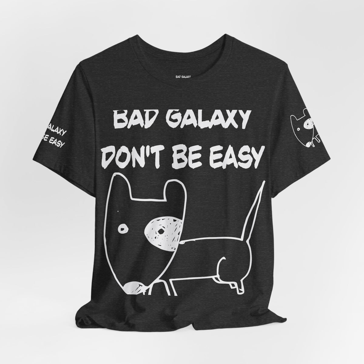 Funny Dog Graphic Unisex Cotton Bella+Canvas Tee with Art Design b91