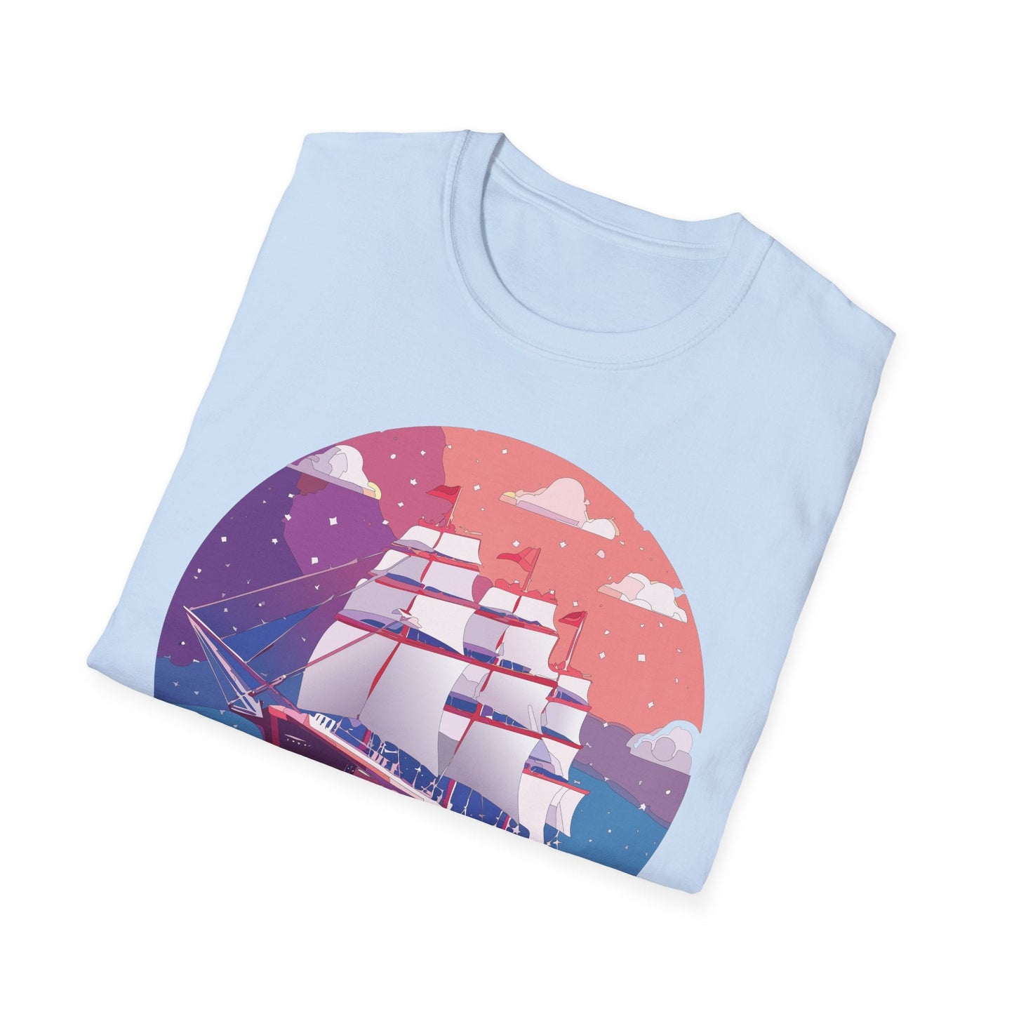 Unisex Gildan Softstyle 64000 T Shirt Ship Frigate Vessel Tee For Maritime Enthusiasts