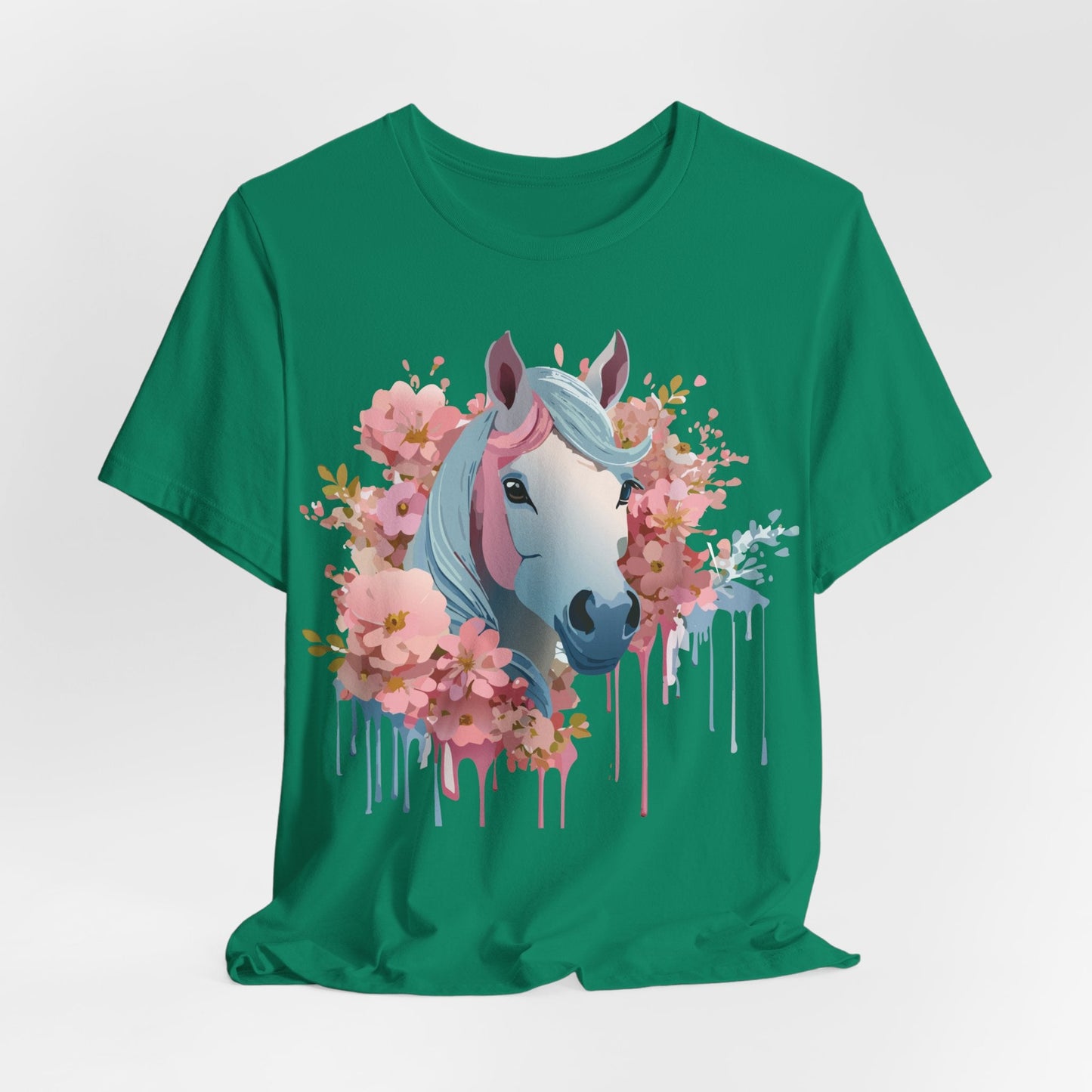 Horse Graphic Unisex 100 Cotton Vintage Animal Art T-Shirt 14