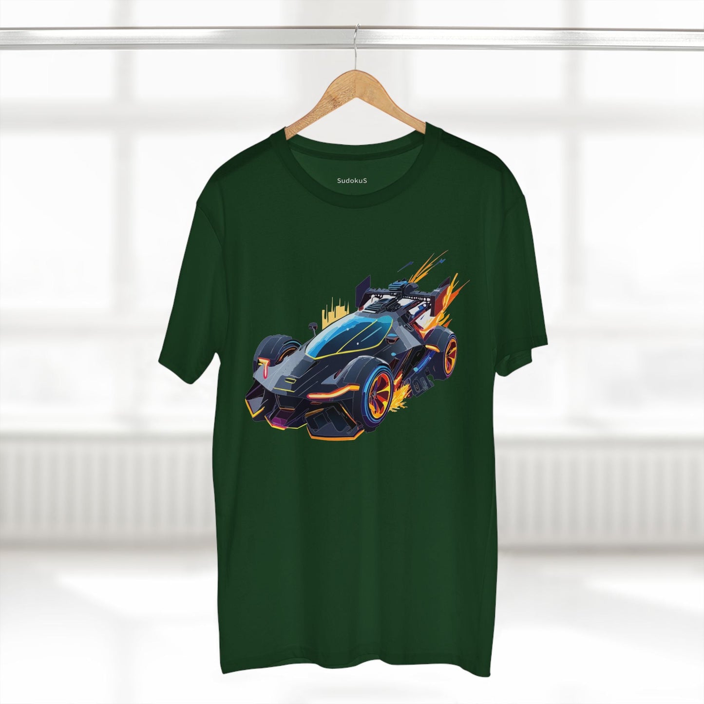 Car Graphic Unisex 100 Cotton Staple Tee 12